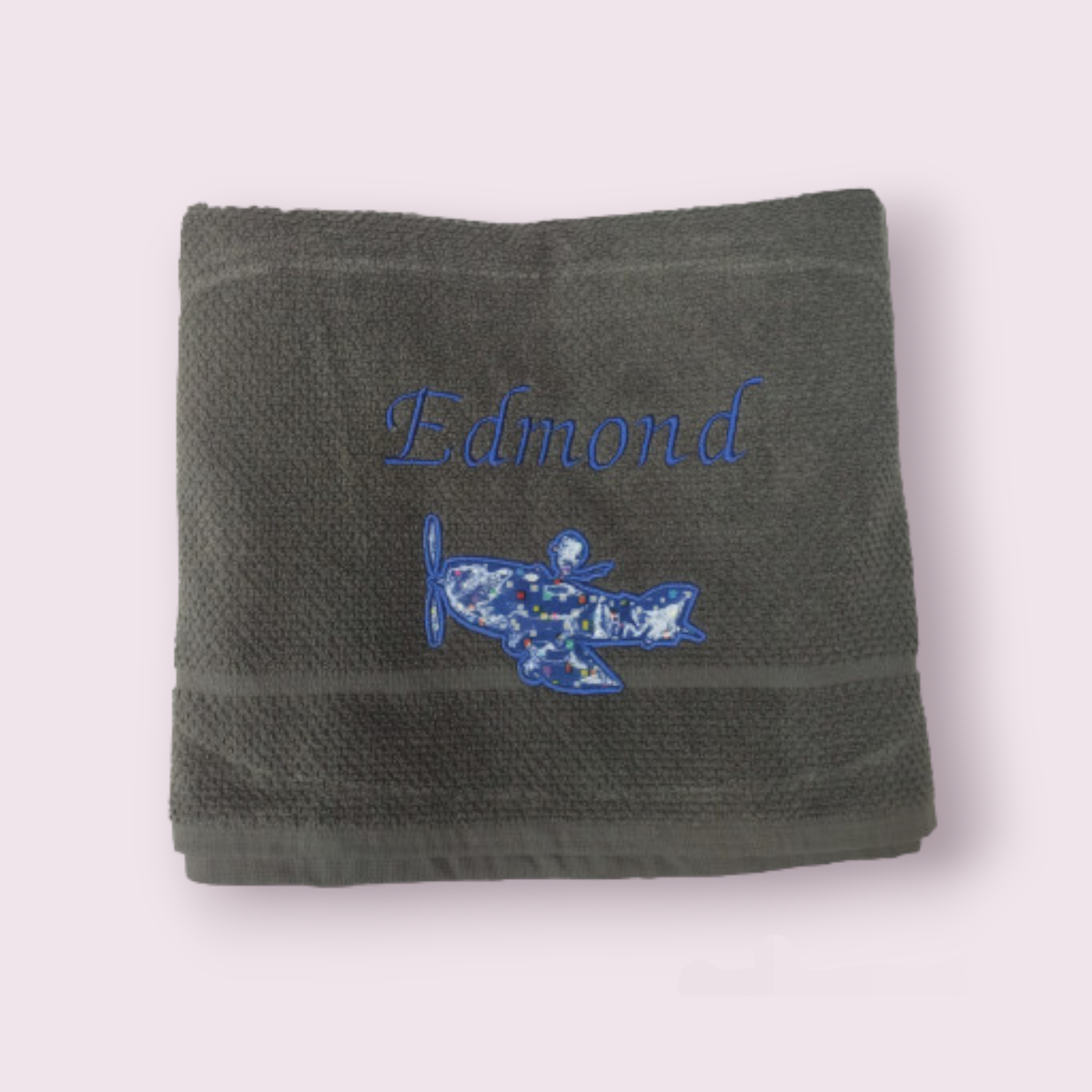 Drap de bain brodé 