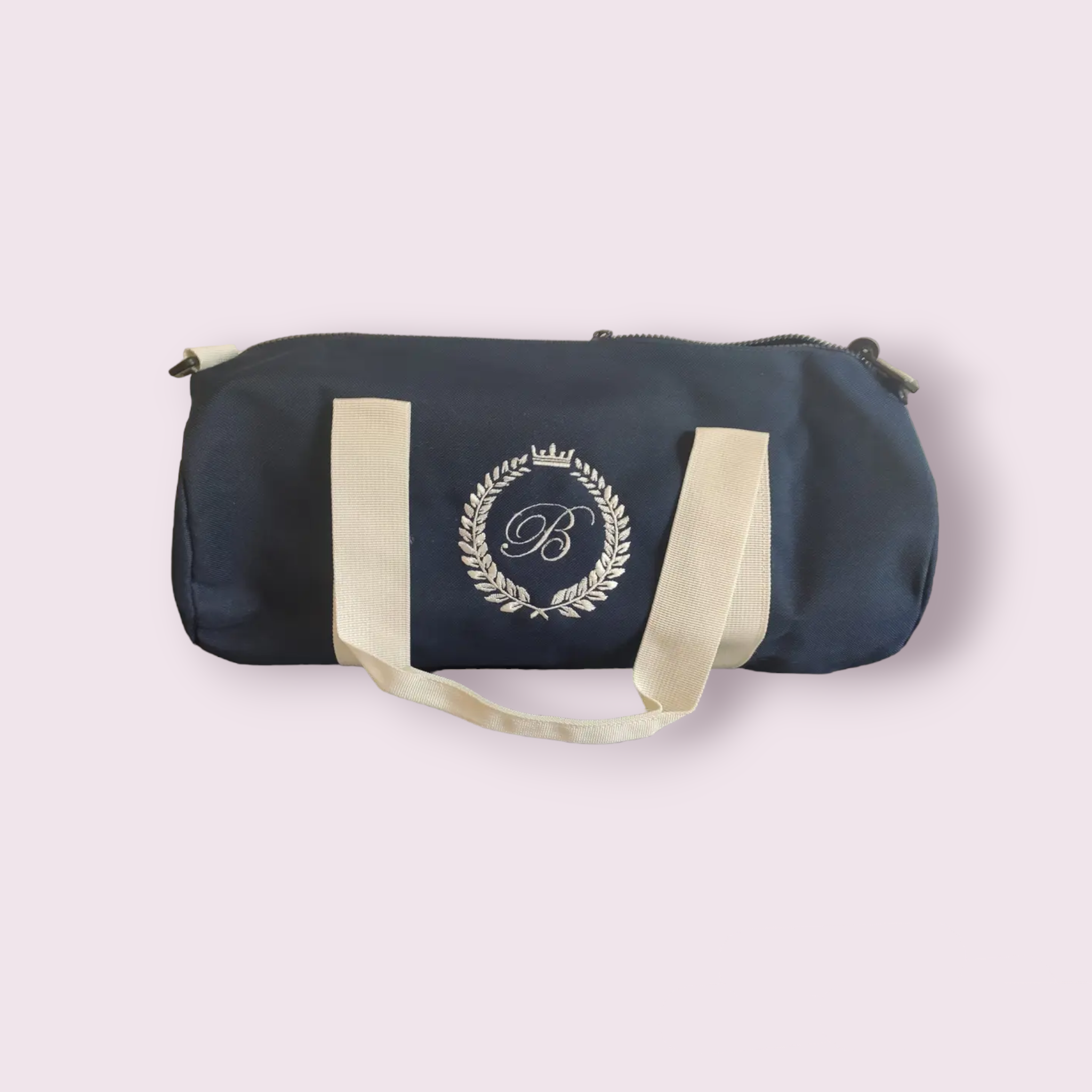 Grand sac polochon brodé