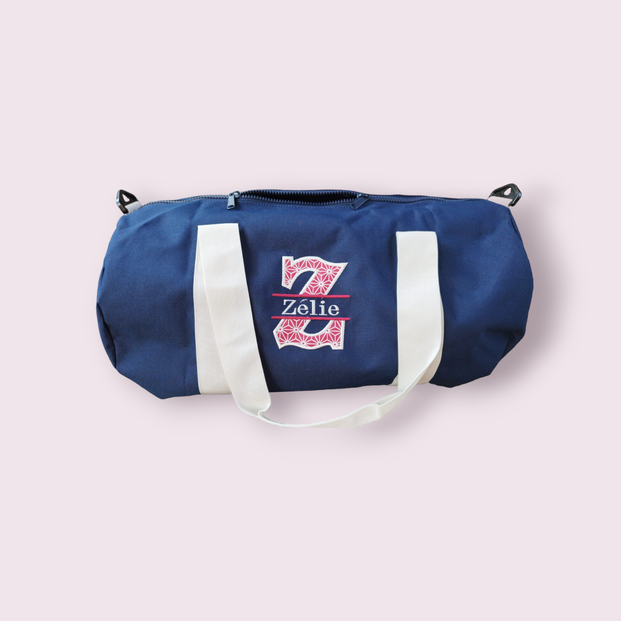 Sac polochon brodé