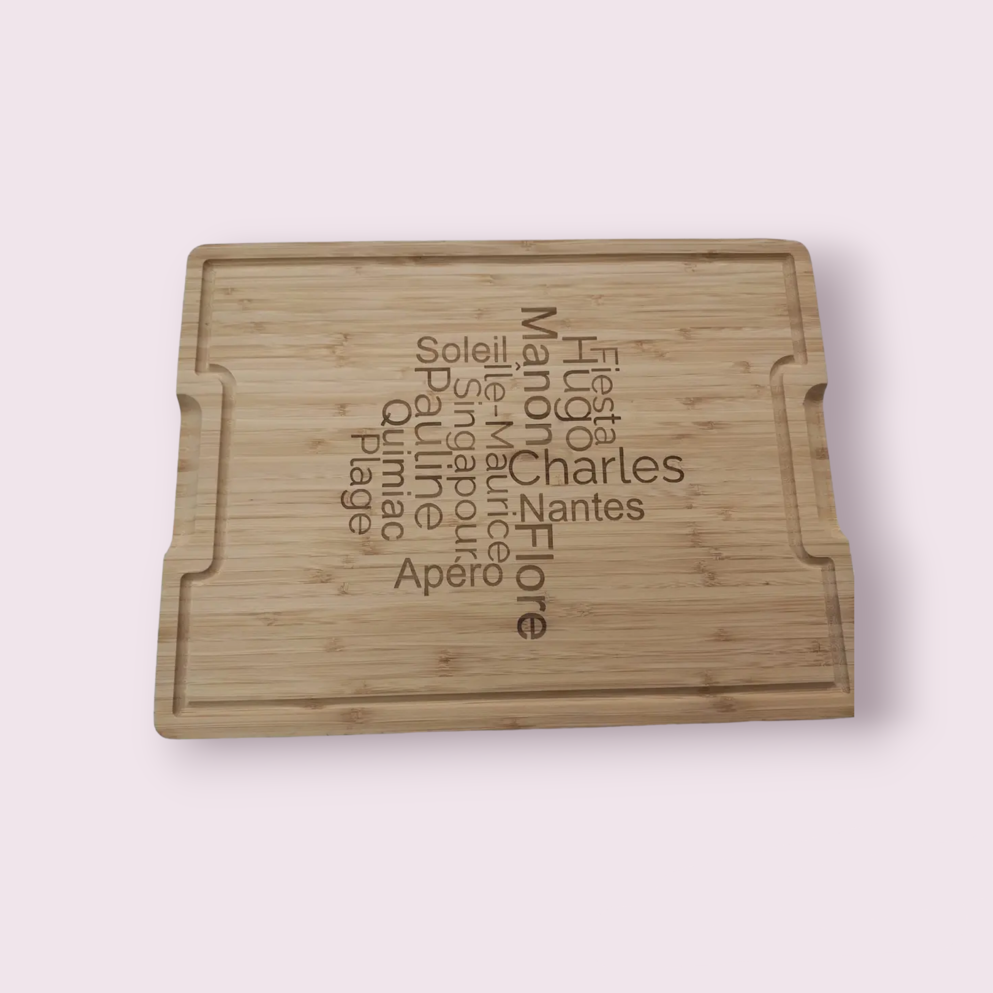 Planche bois gravée