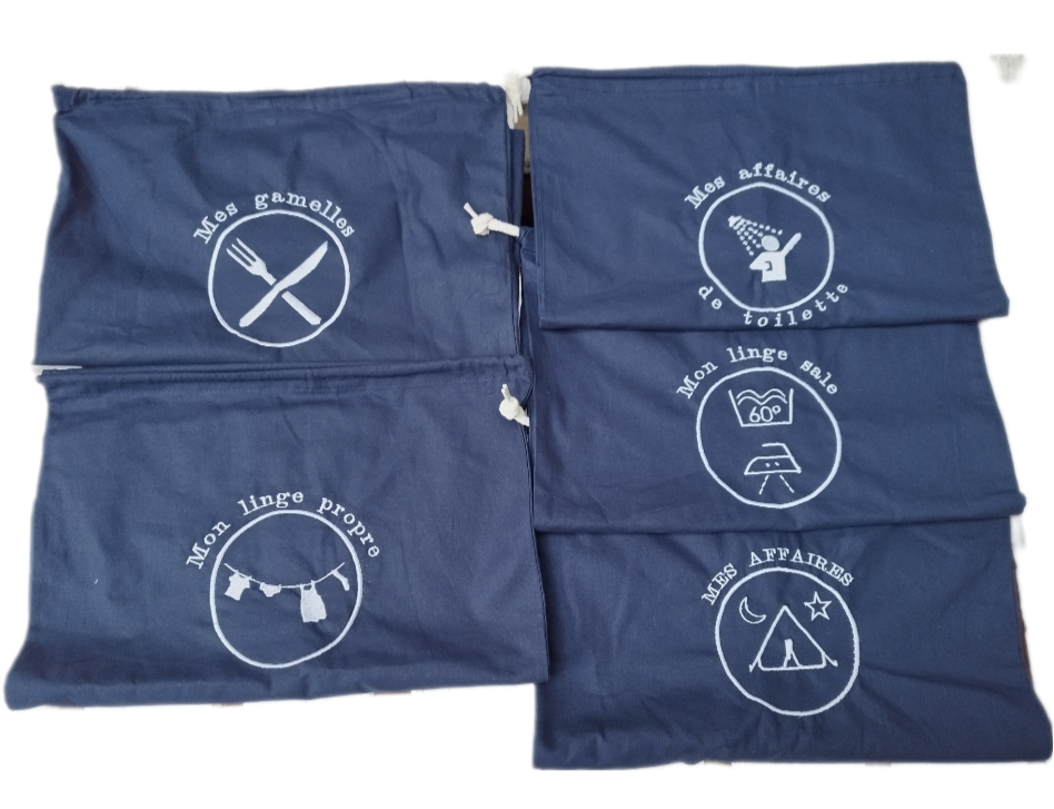 Lot de 5 sacs scouts