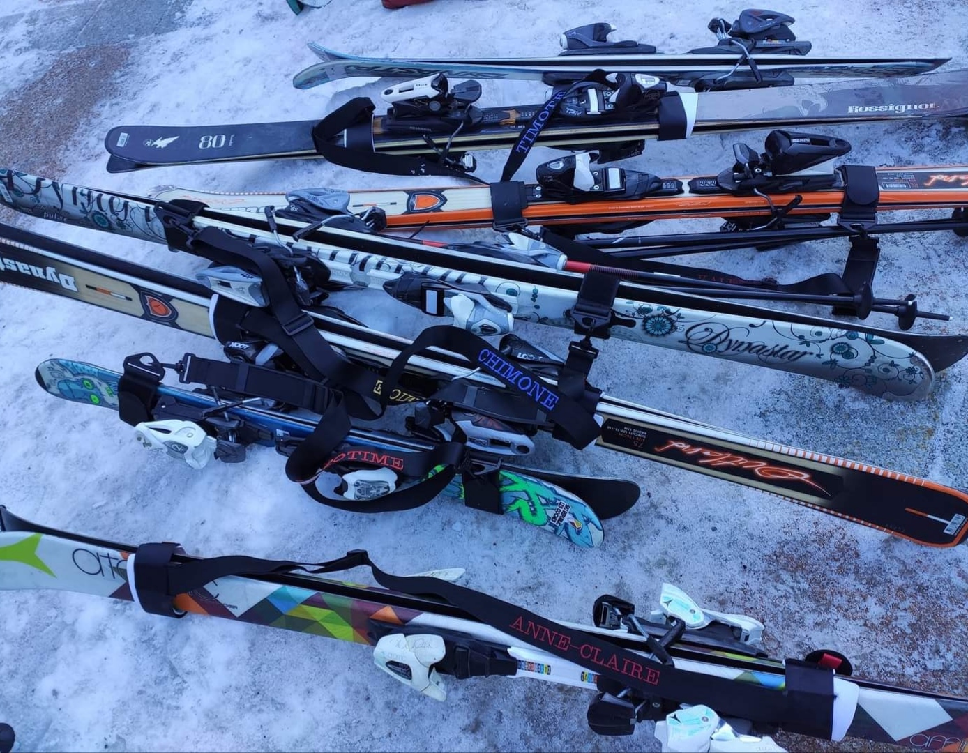 Sangle à ski personnalisée