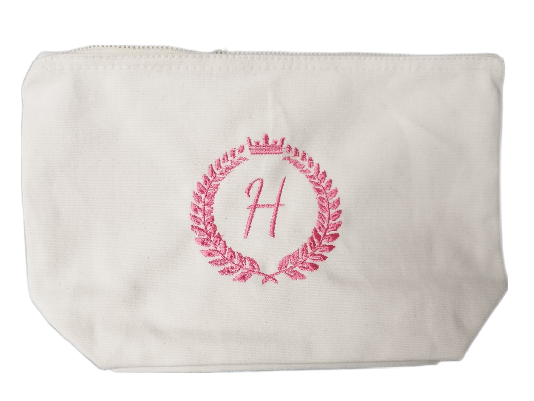 Trousse brodée 18/28 cm