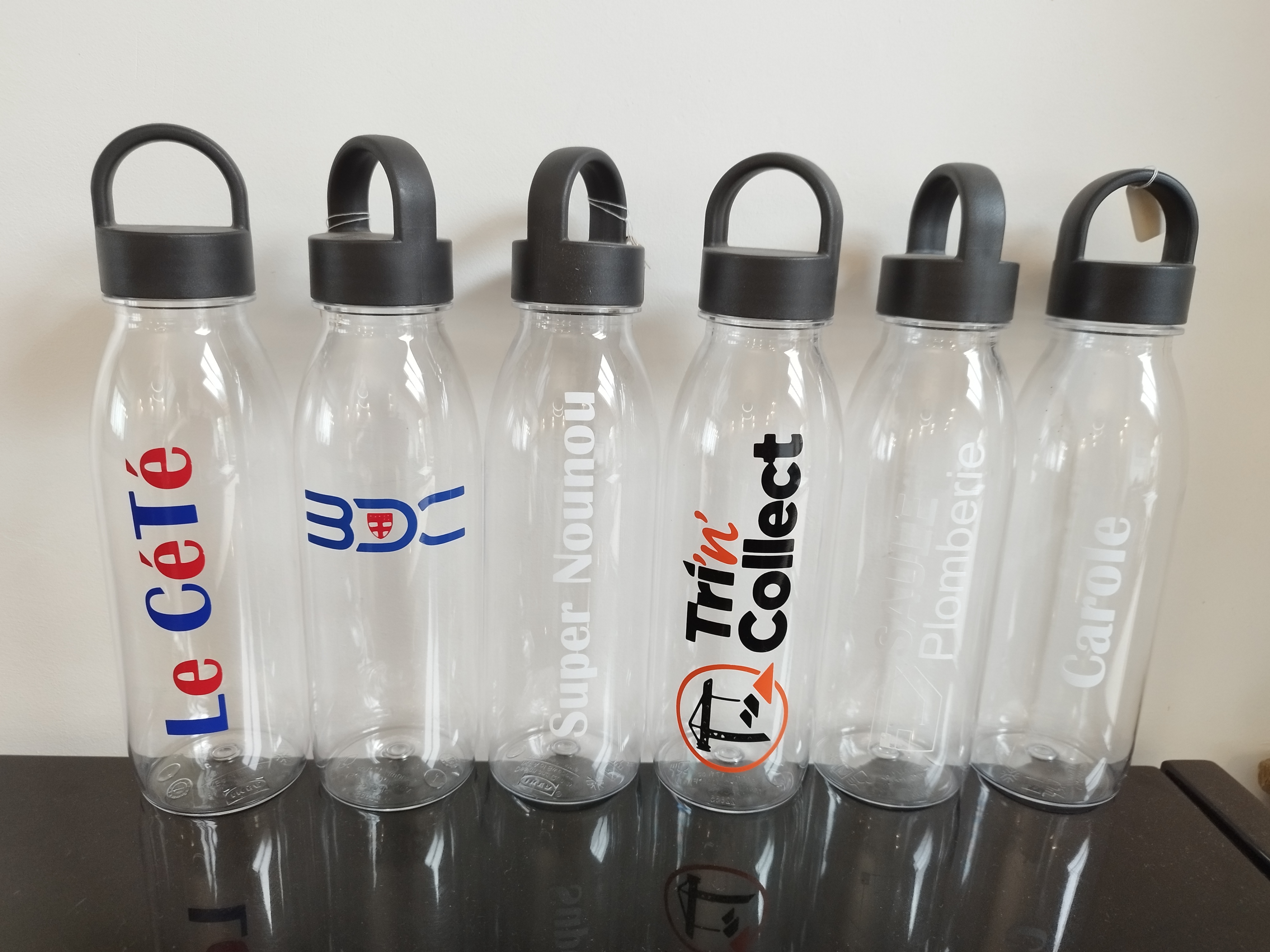 Gourde personnalisée en plastique 