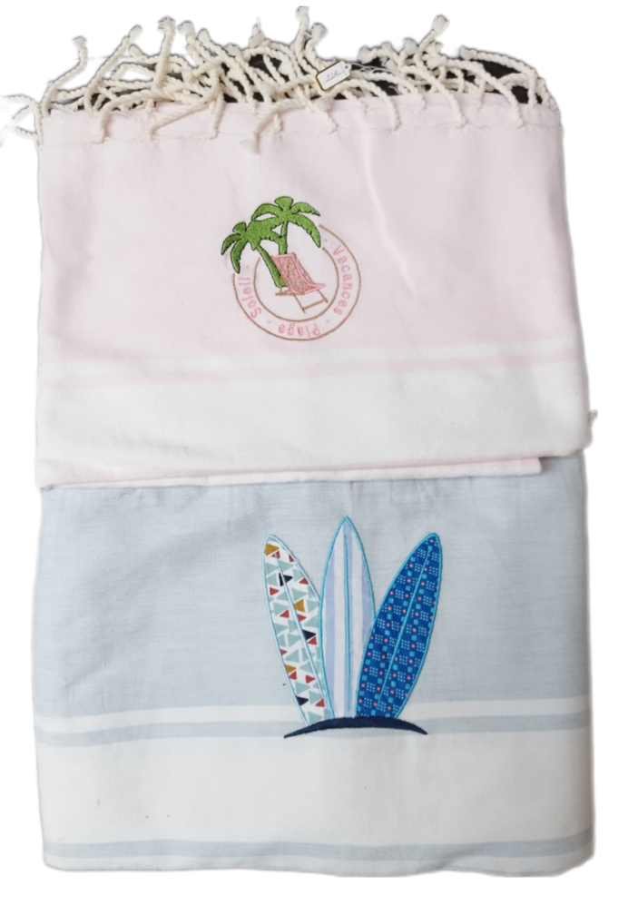 Fouta brodée