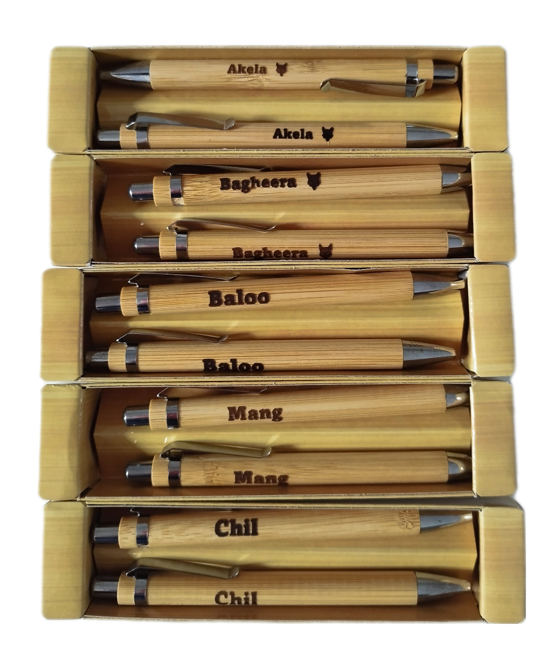 Duo de bic et critérium gravés avec un prénom 