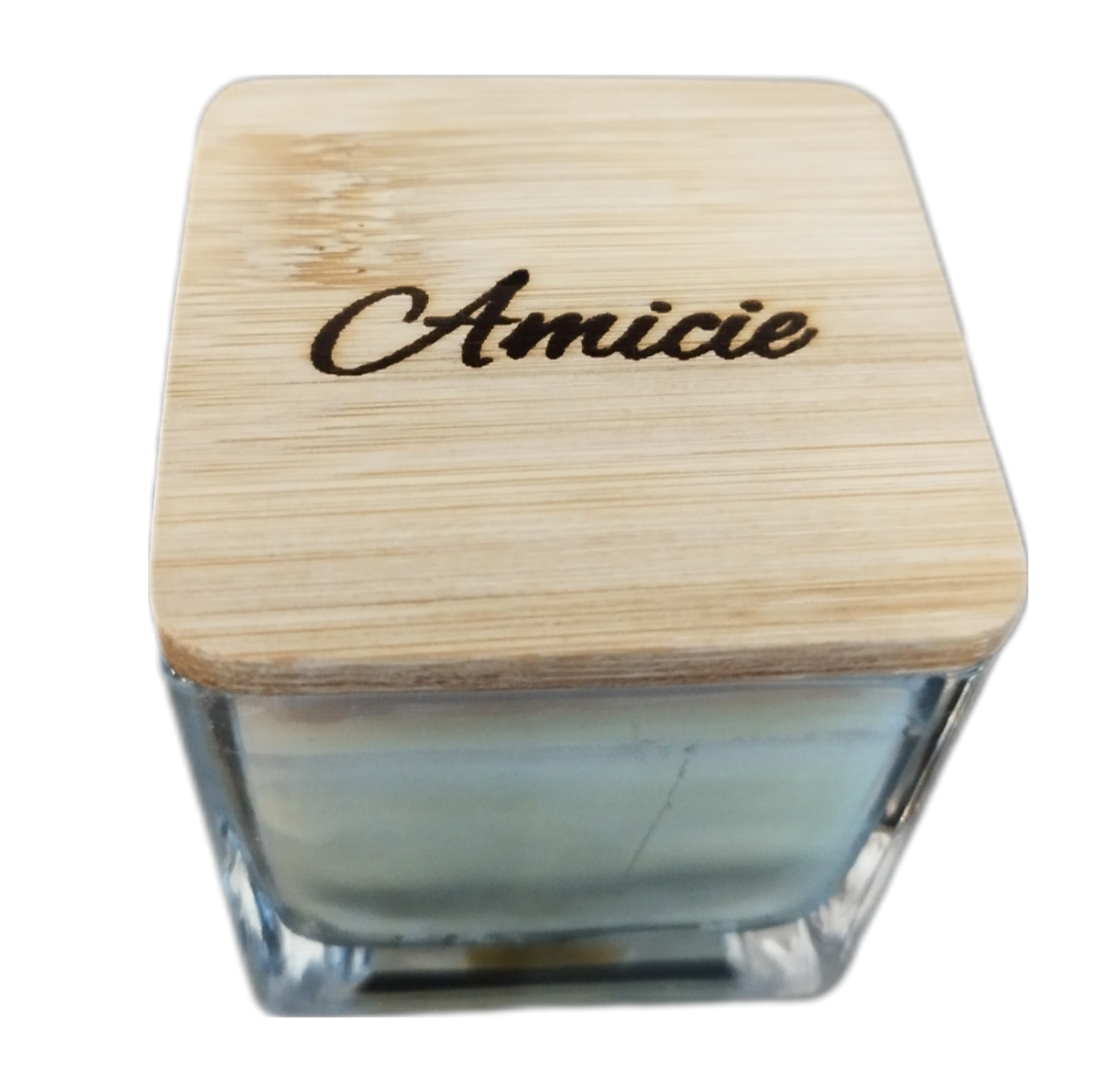 Bougie gravée
