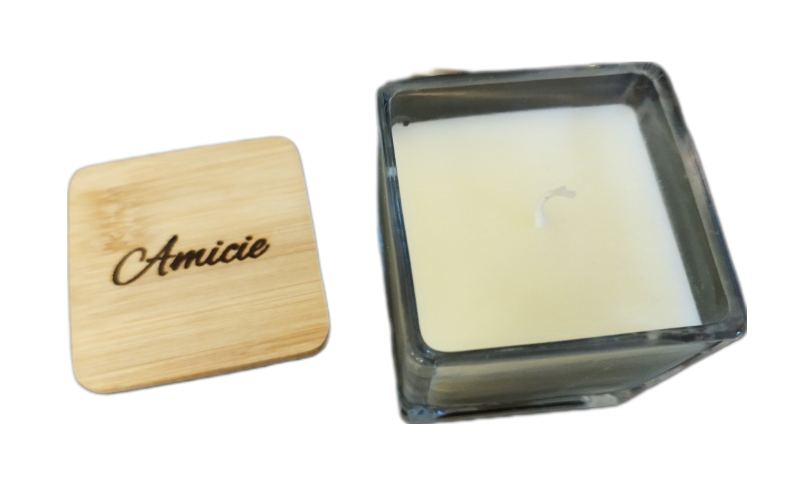Bougie gravée