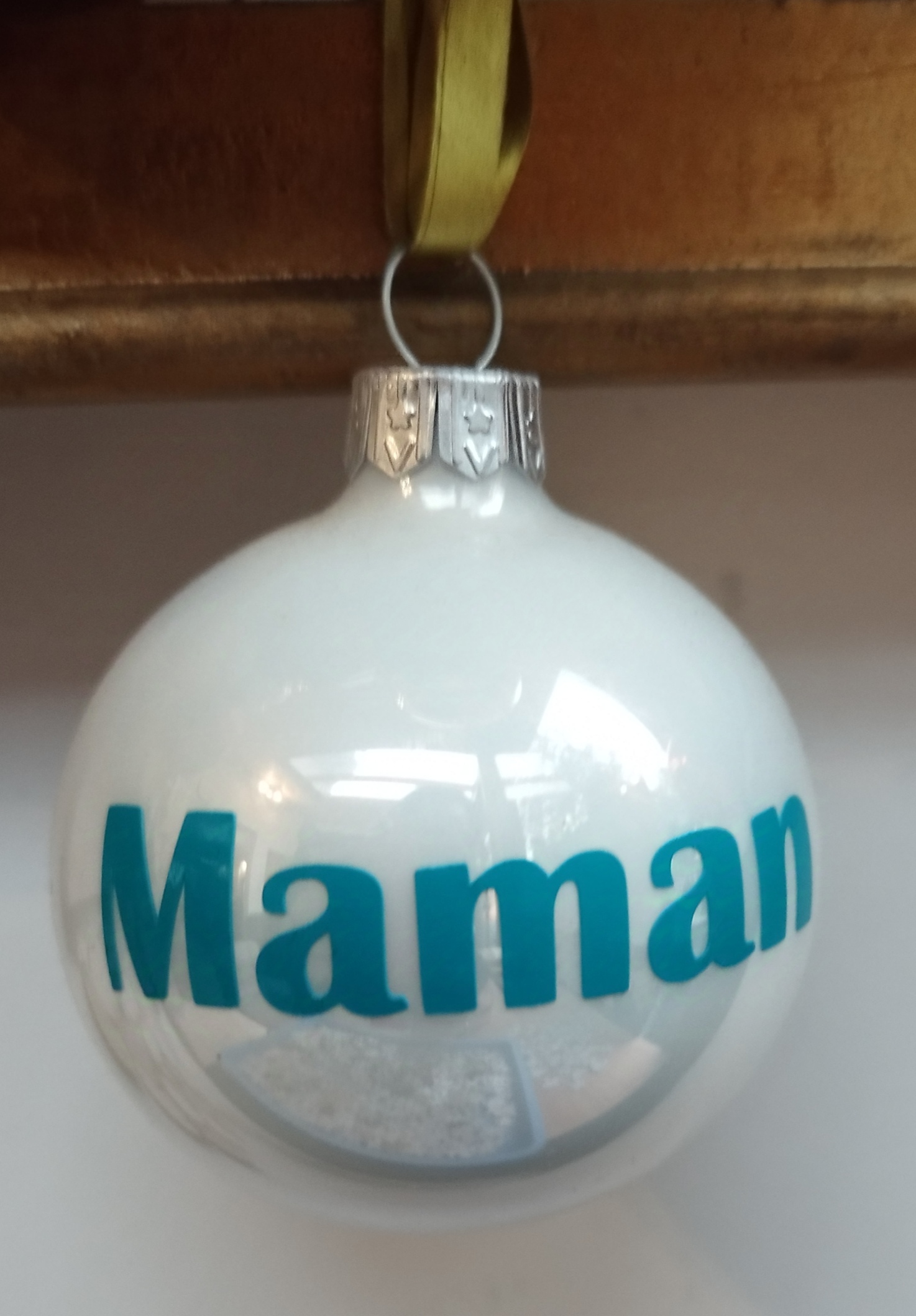 Boule de Noël personnalisée 