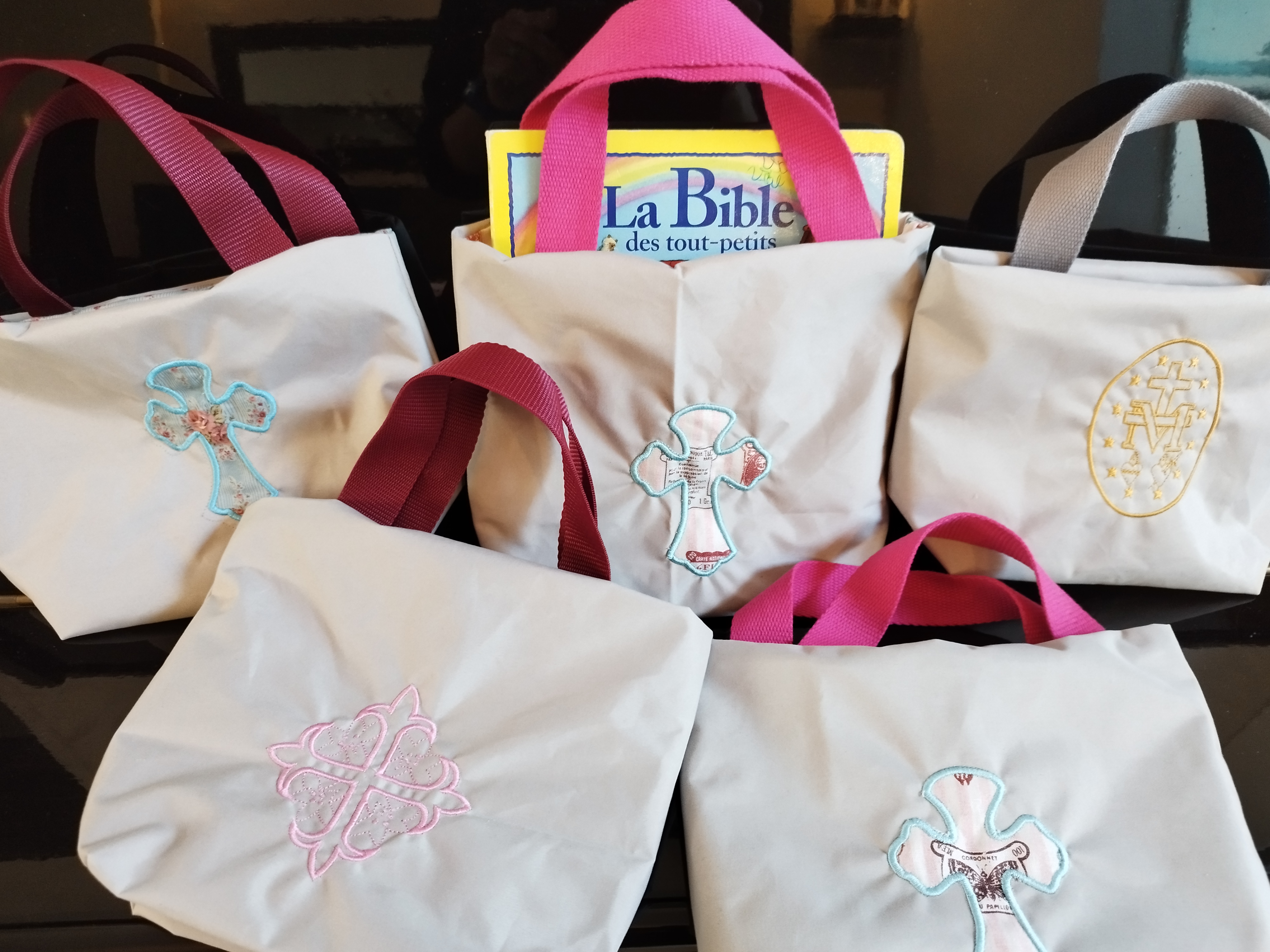 Sac de messe doublé et brodé 