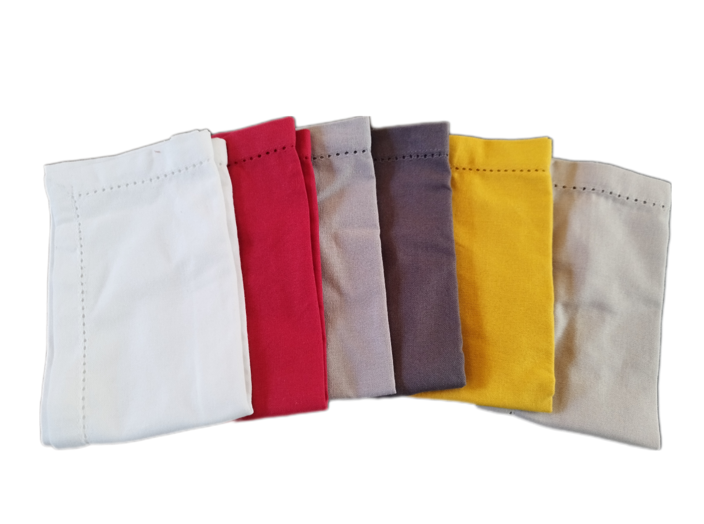 Serviette de table brodée avec un prénom et/ou un motif
