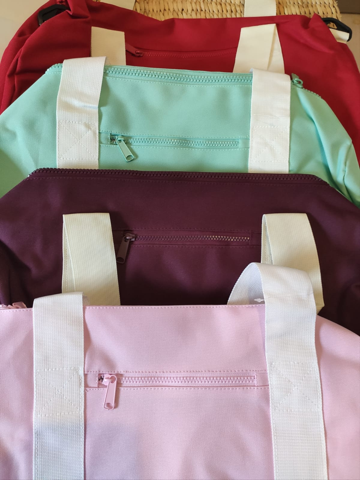 Kit naissance : grand sac polochon 20L et serviette de bain 