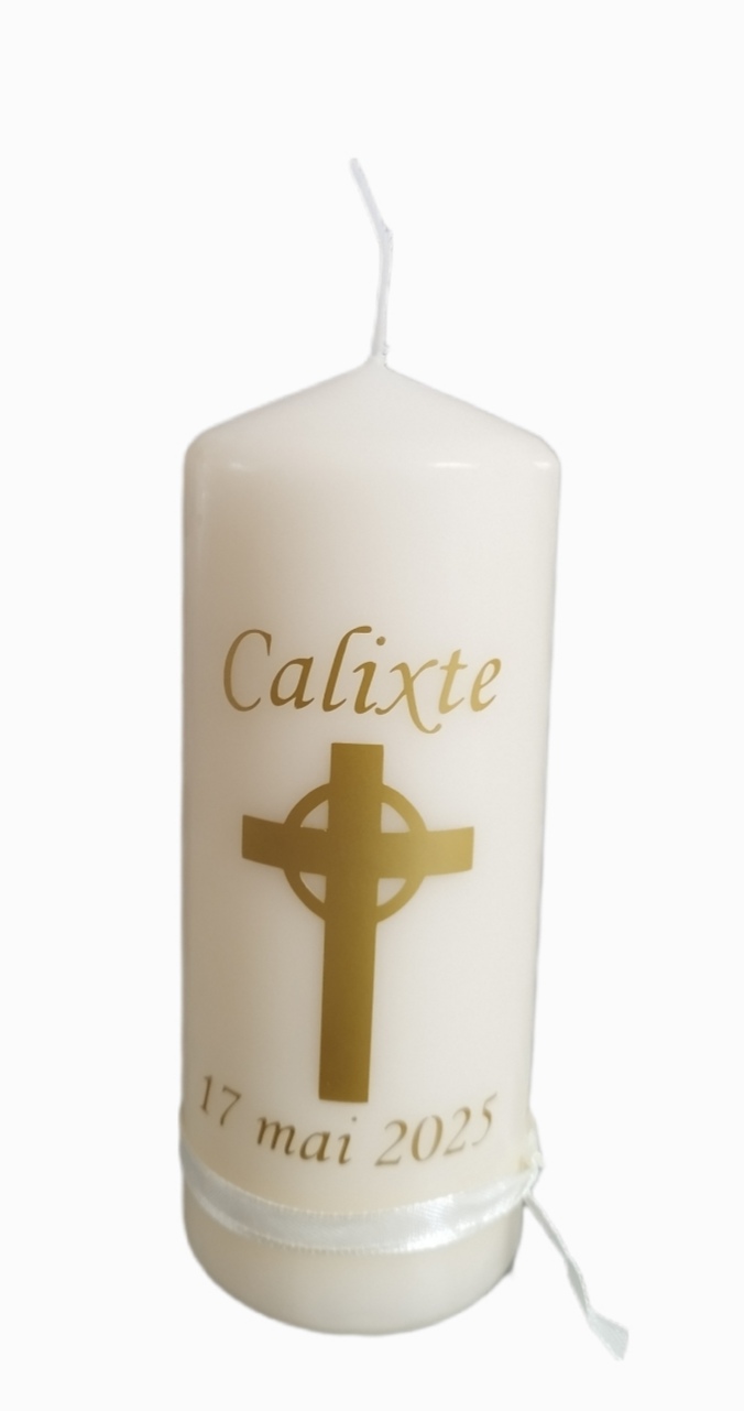 Bougie personnalisée 