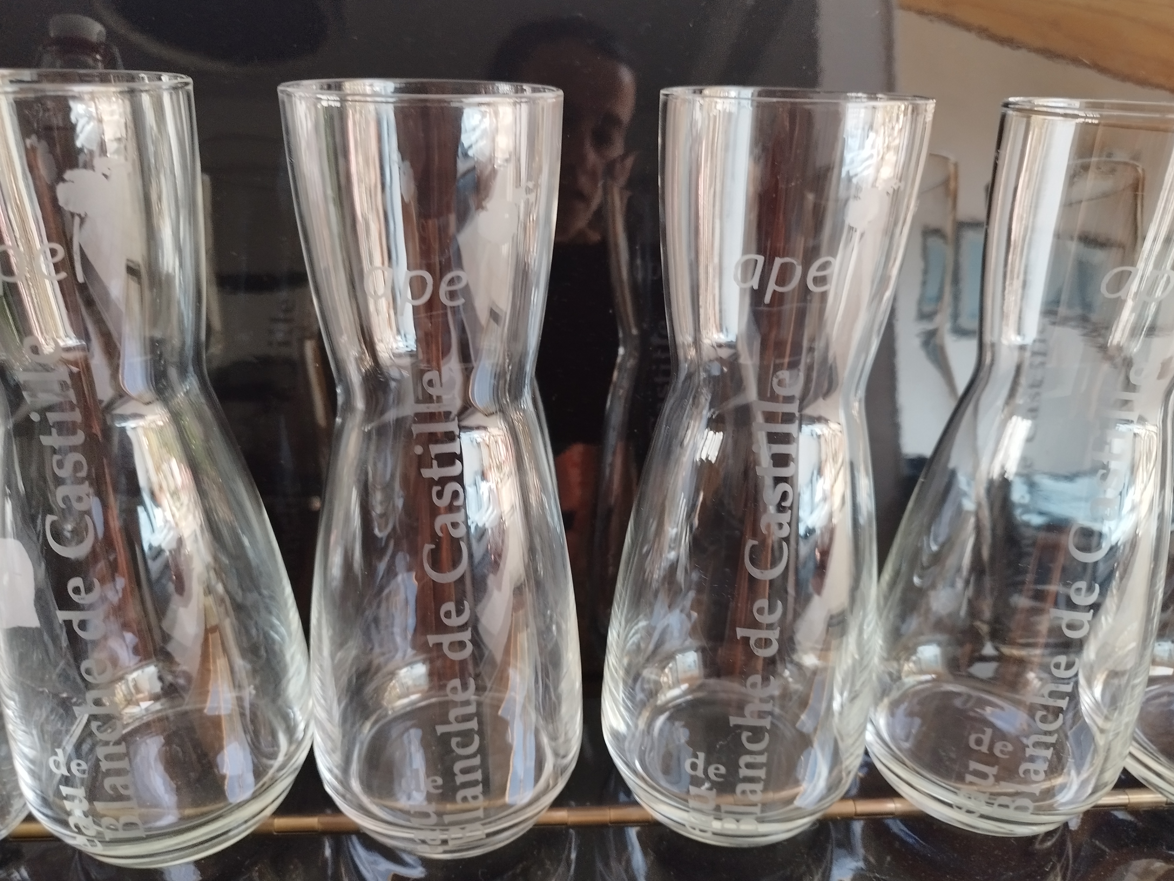 Carafe gravée.