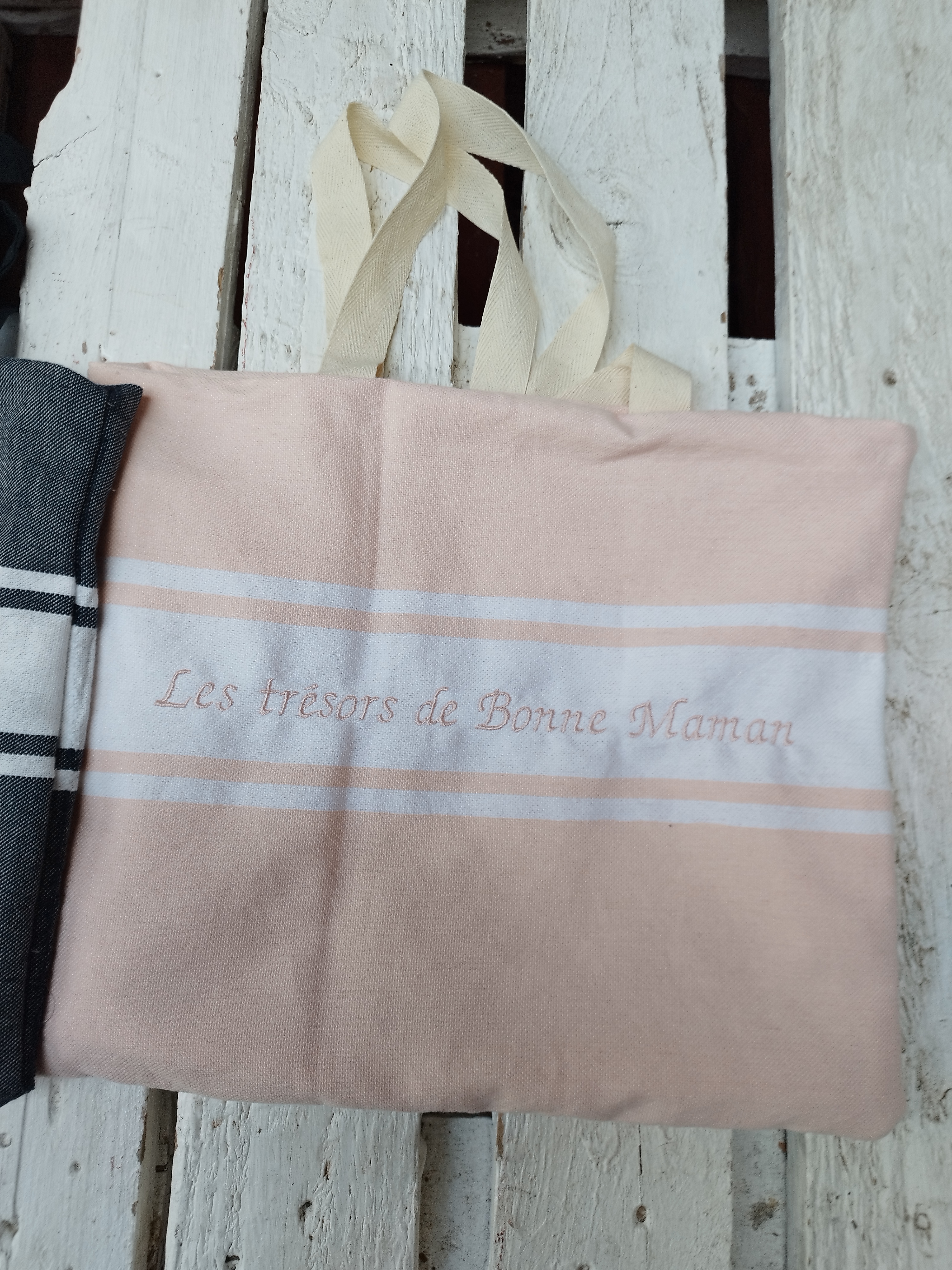 Sac de plage fouta brodé