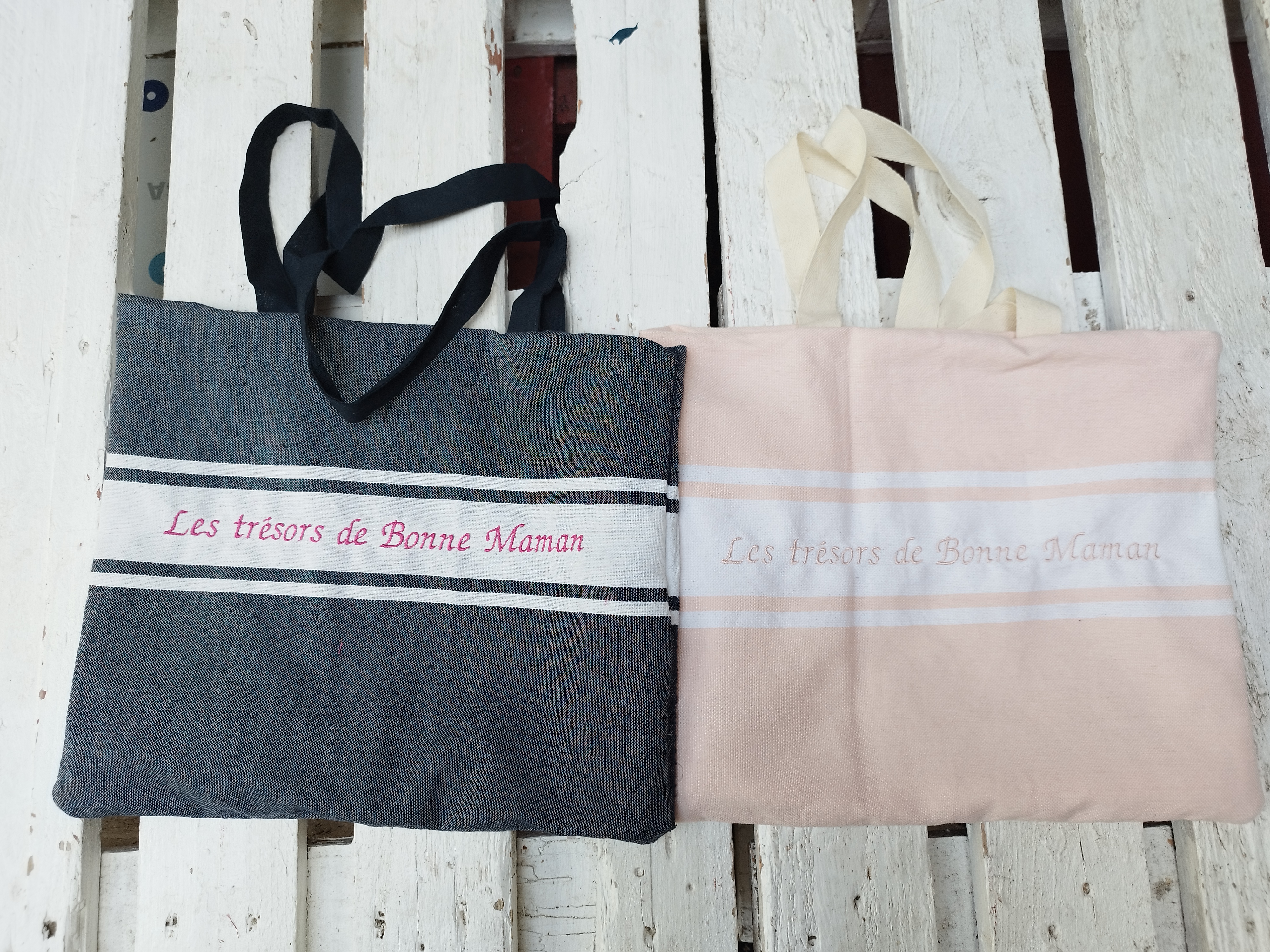 Sac de plage fouta brodé