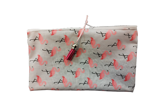 Pochette fait main ( 12/19cm) avec fermeture éclair 