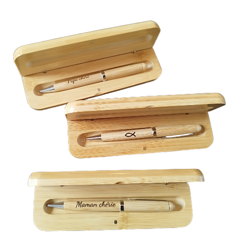 Boitier personnalisé gravé 