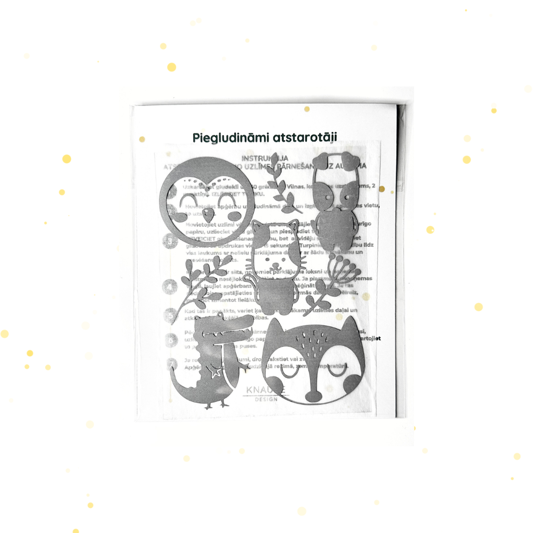 Piegludināmu atstarotāju komplekts- Jautrā kompānija