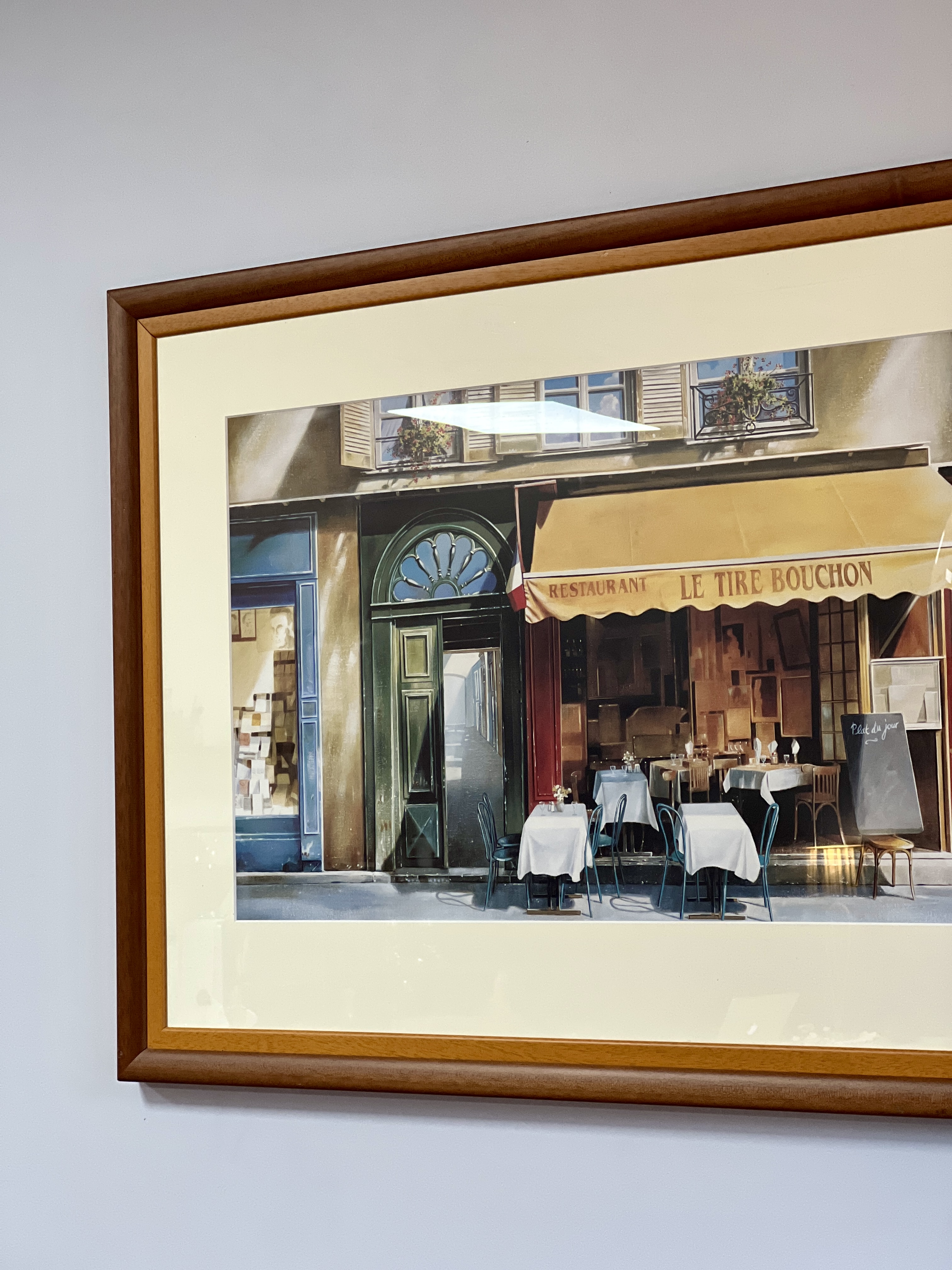 Įrėmintas printas "Restaurant. Le Tire Bouchon"