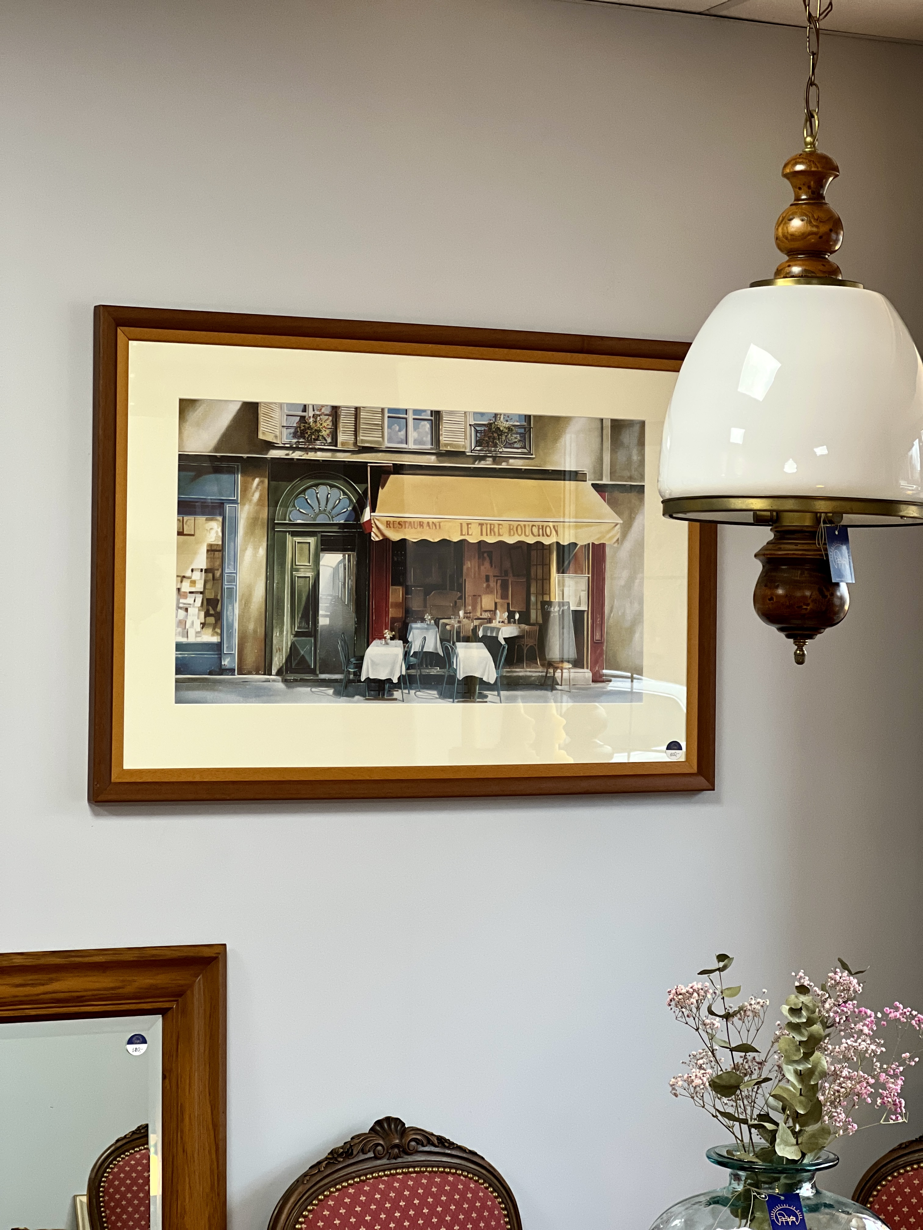Įrėmintas printas "Restaurant. Le Tire Bouchon"