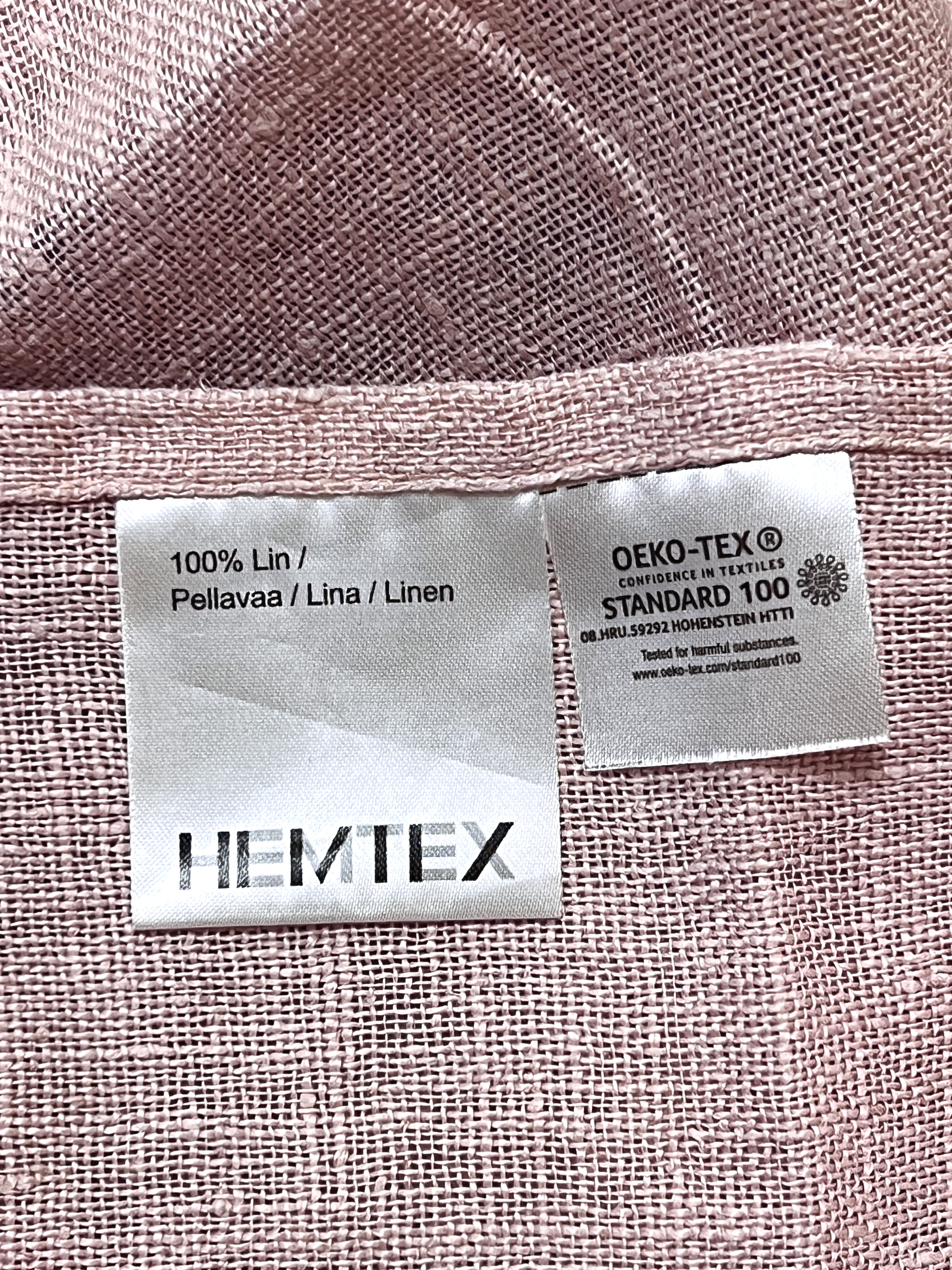 Rožinis lininis takelis