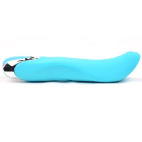 MAN NUO SILICONE TONGUE VIBRATOR (BLUE)