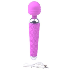 10 SPEED PURPLE SILICONE WAND MASSAGER