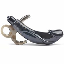 Triple Threat Scorpion Dildo Vibrator (Black)