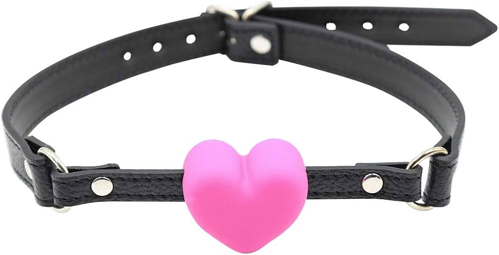 PINK HEART BALL GAG