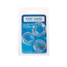 STAY HARD CLEAR BEADED COCKRINGS 