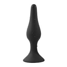 BLACK SILICONE BUTT PLUG