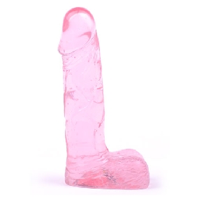 4.5'' Mini Realistic Dildo in Clear PINK