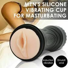 PINK PUSSY VAGINA VIBRATING MASTURBATOR CUP