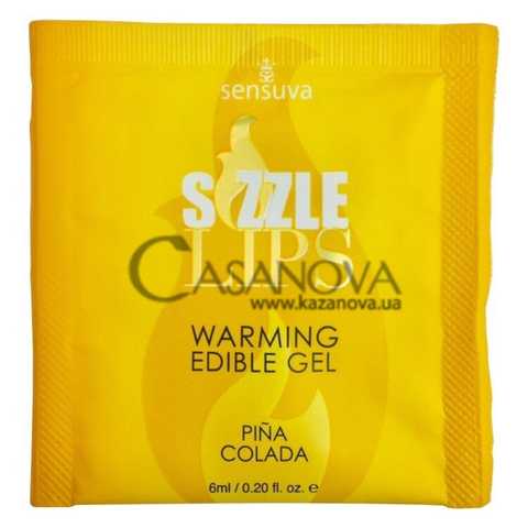 SIZZLE LIPS WARMING EDIBLE GEL (PINA COLADA)