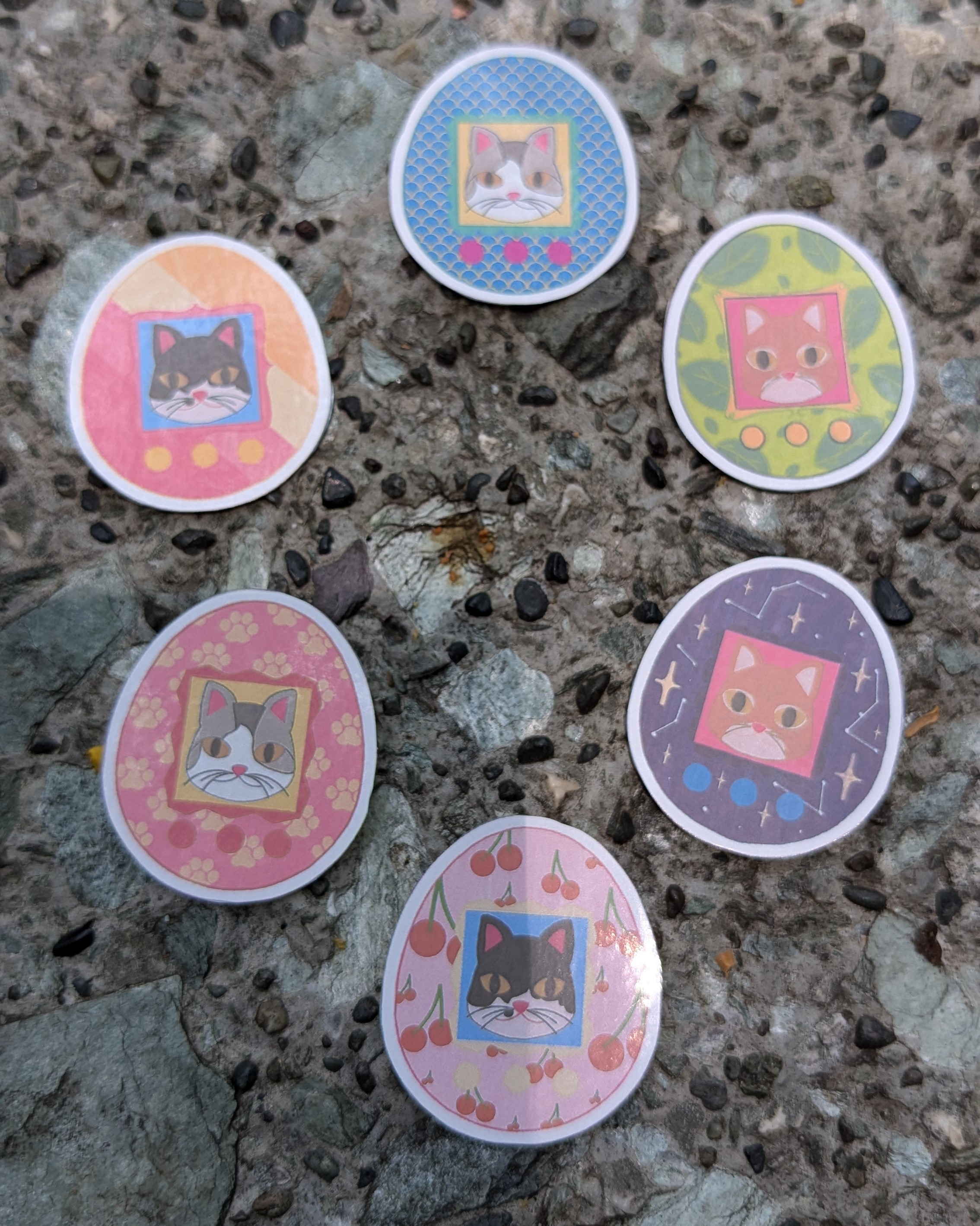 Catamagochi  Journal Stickers