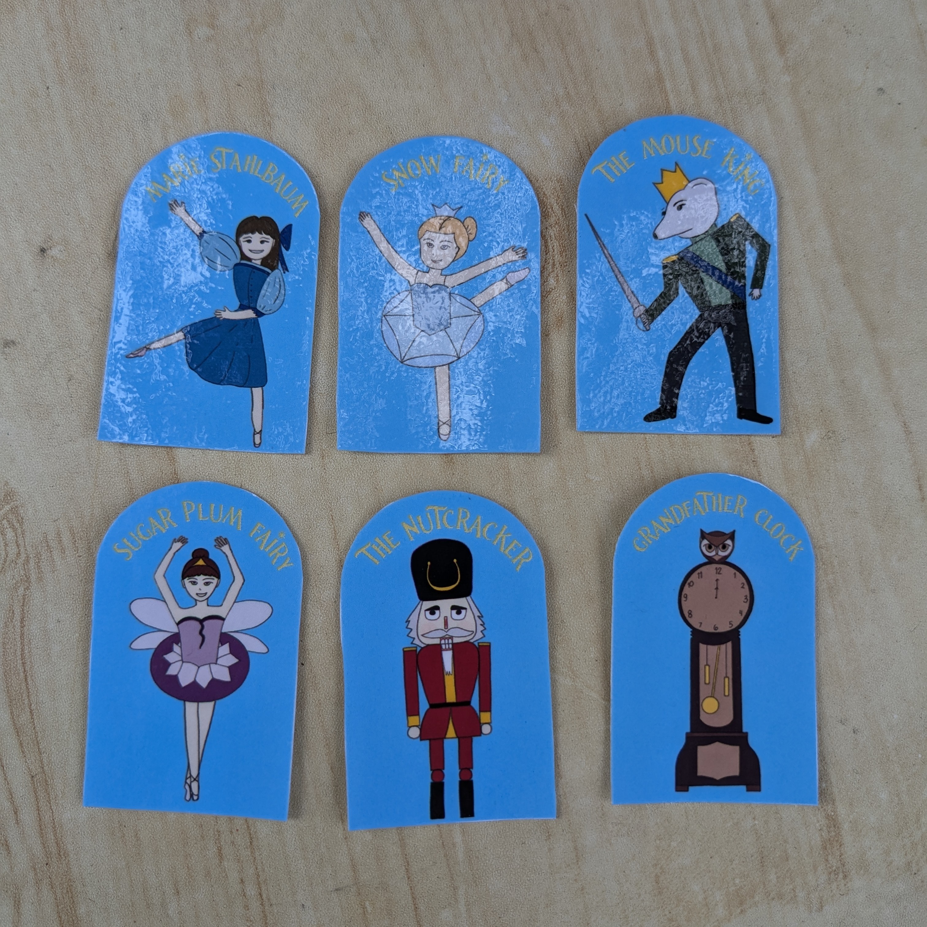 The Nutcracker Water Resistant Stickers