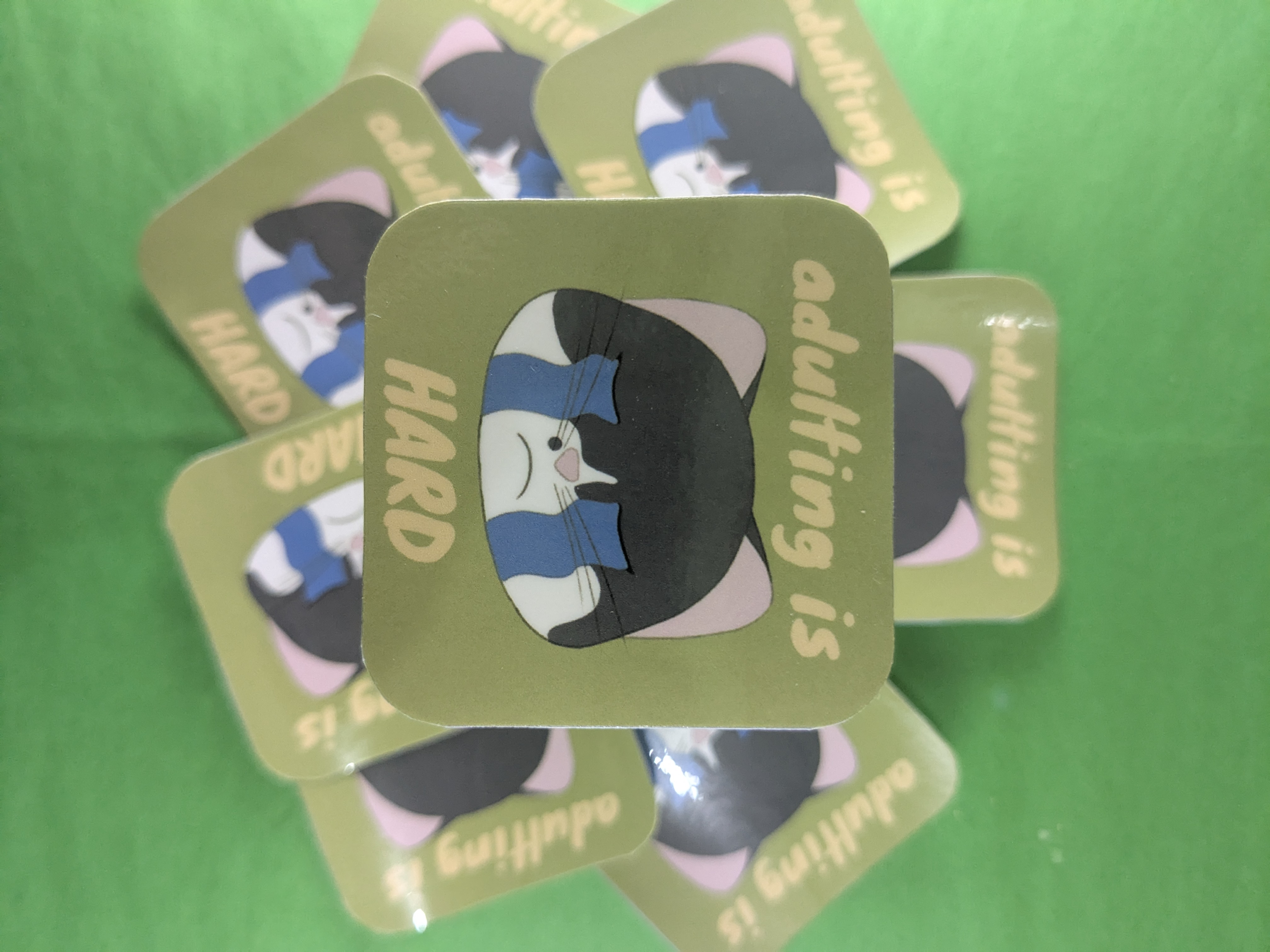 Adulting is Hard Water Resistant Sticker