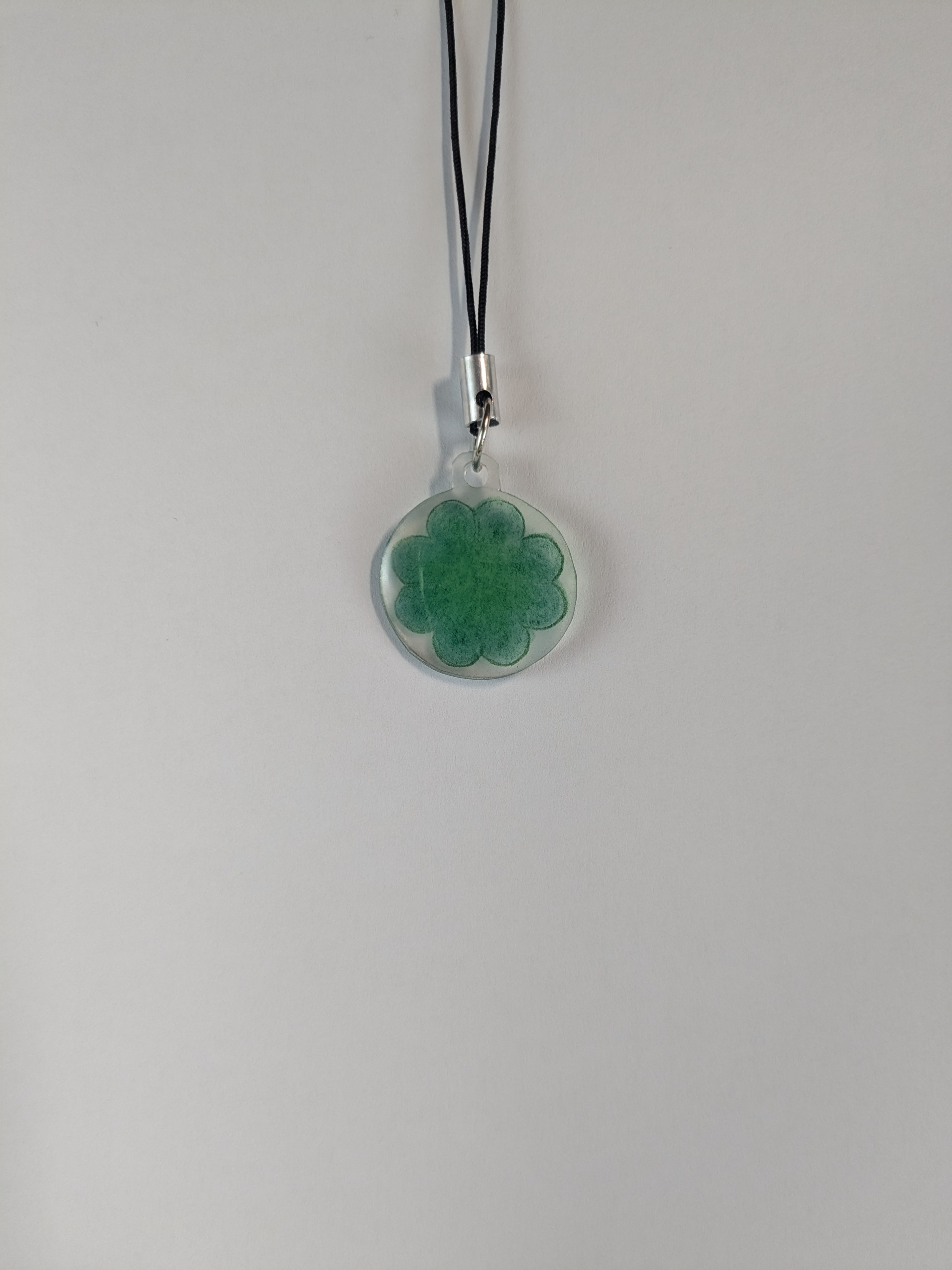 Four Leaf Clover Shrinky Dink Charm