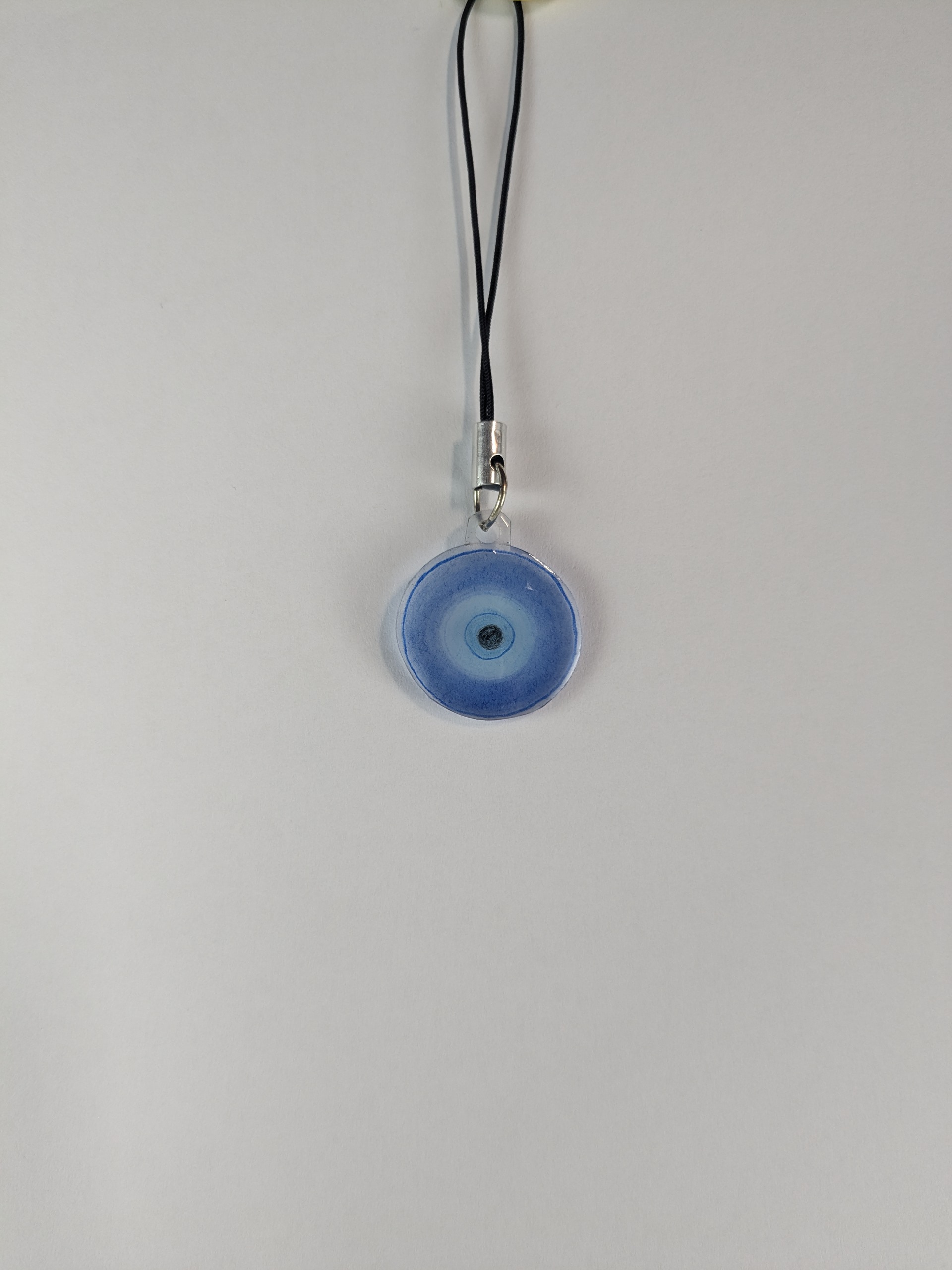 Evil Eye Shrinky Dink Charm