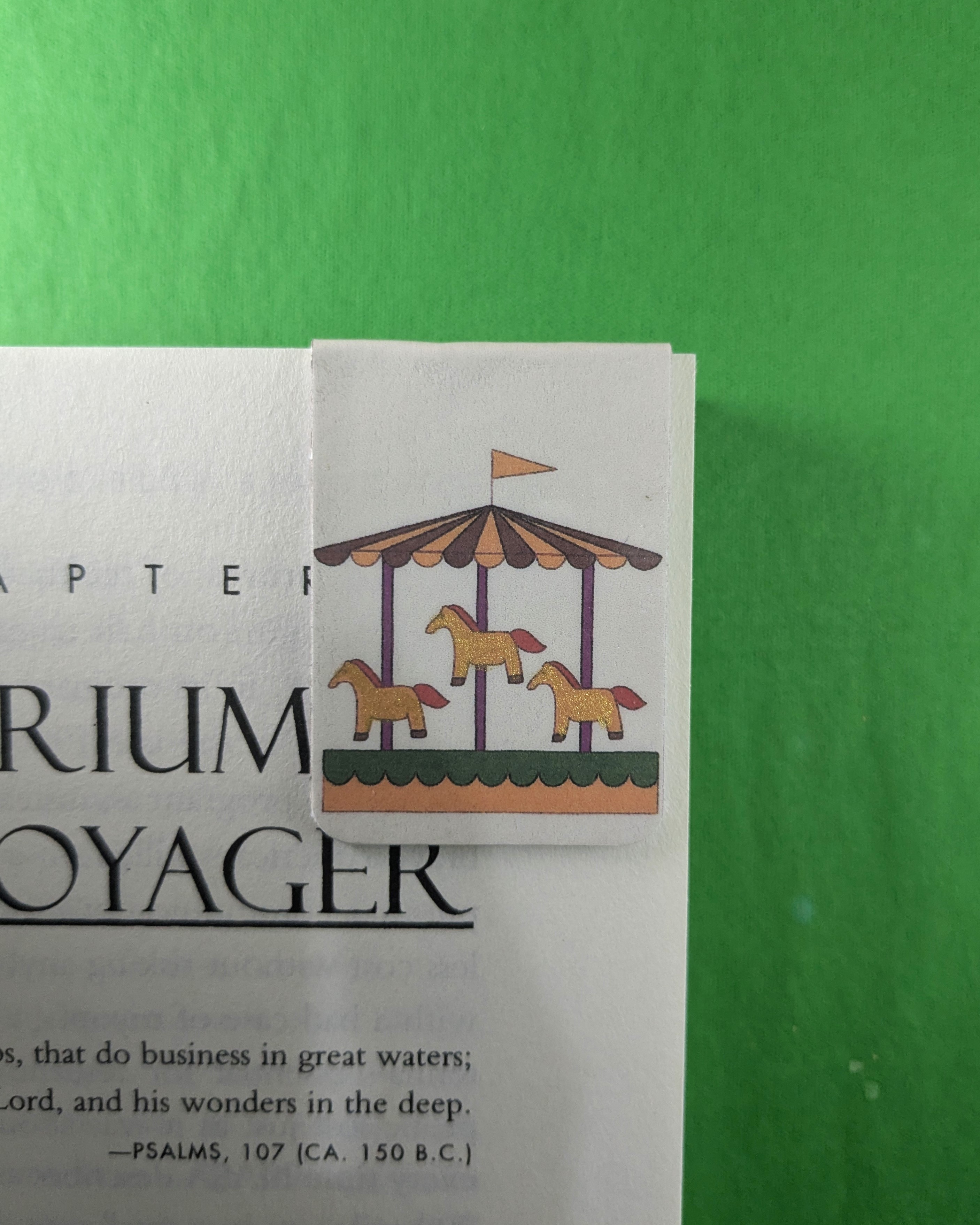 Circus Collection Magnetic Bookmark