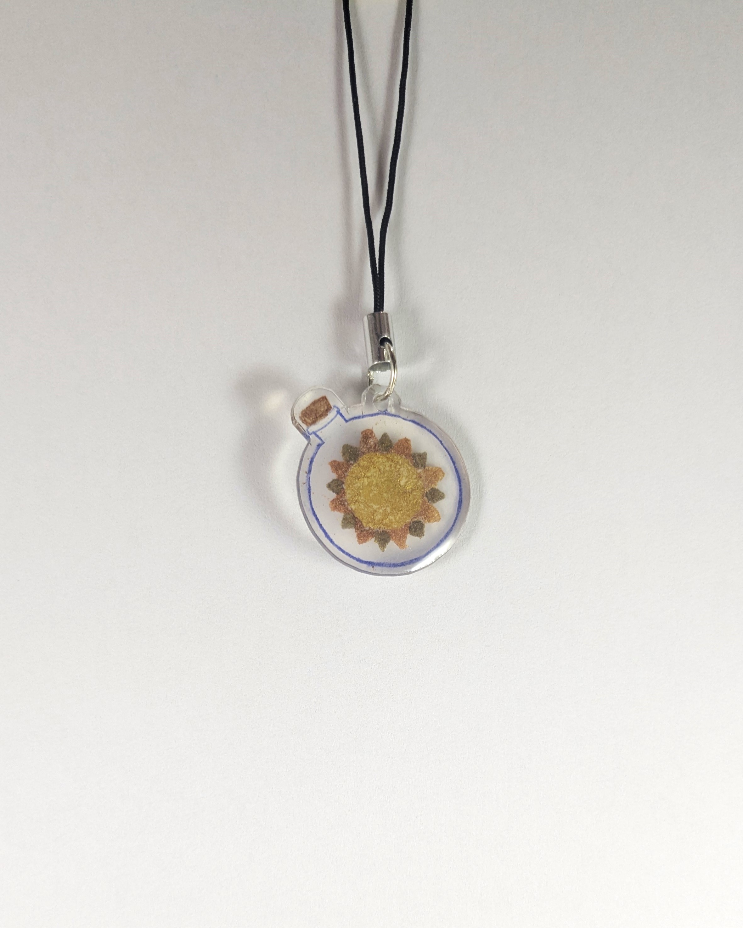 Shimmer Sun Galaxy Charm Shrinky Dink