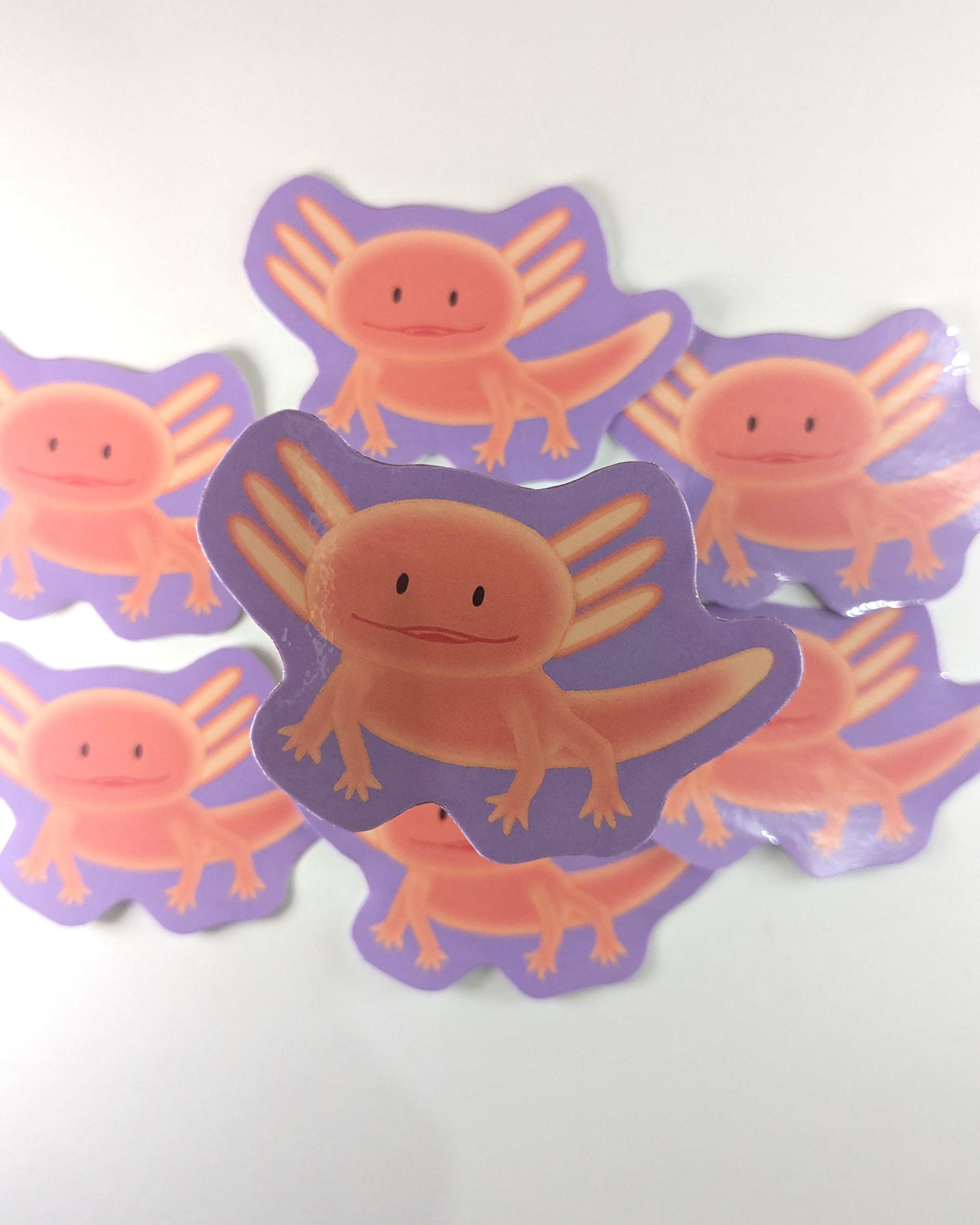 Super Axolotl Water Resistant Sticker Pack