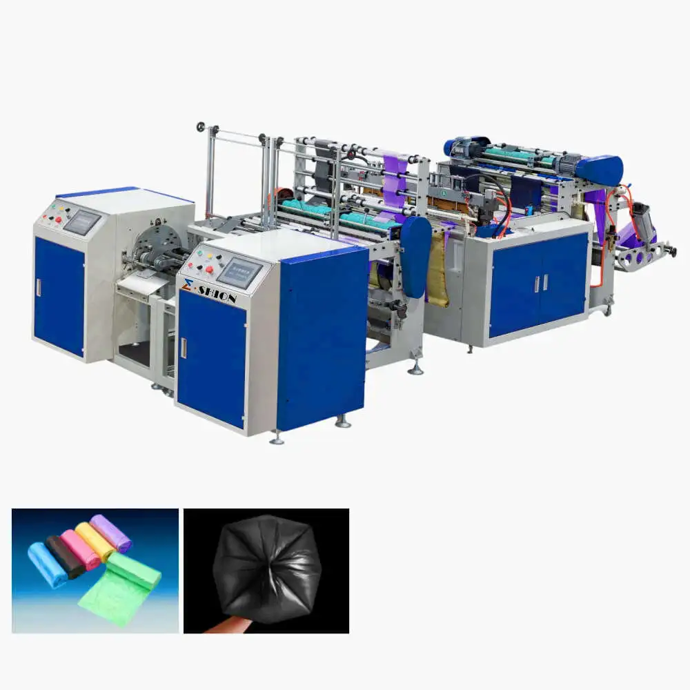 Fully Automatic Eight Fold Flat  Bag Making Machine