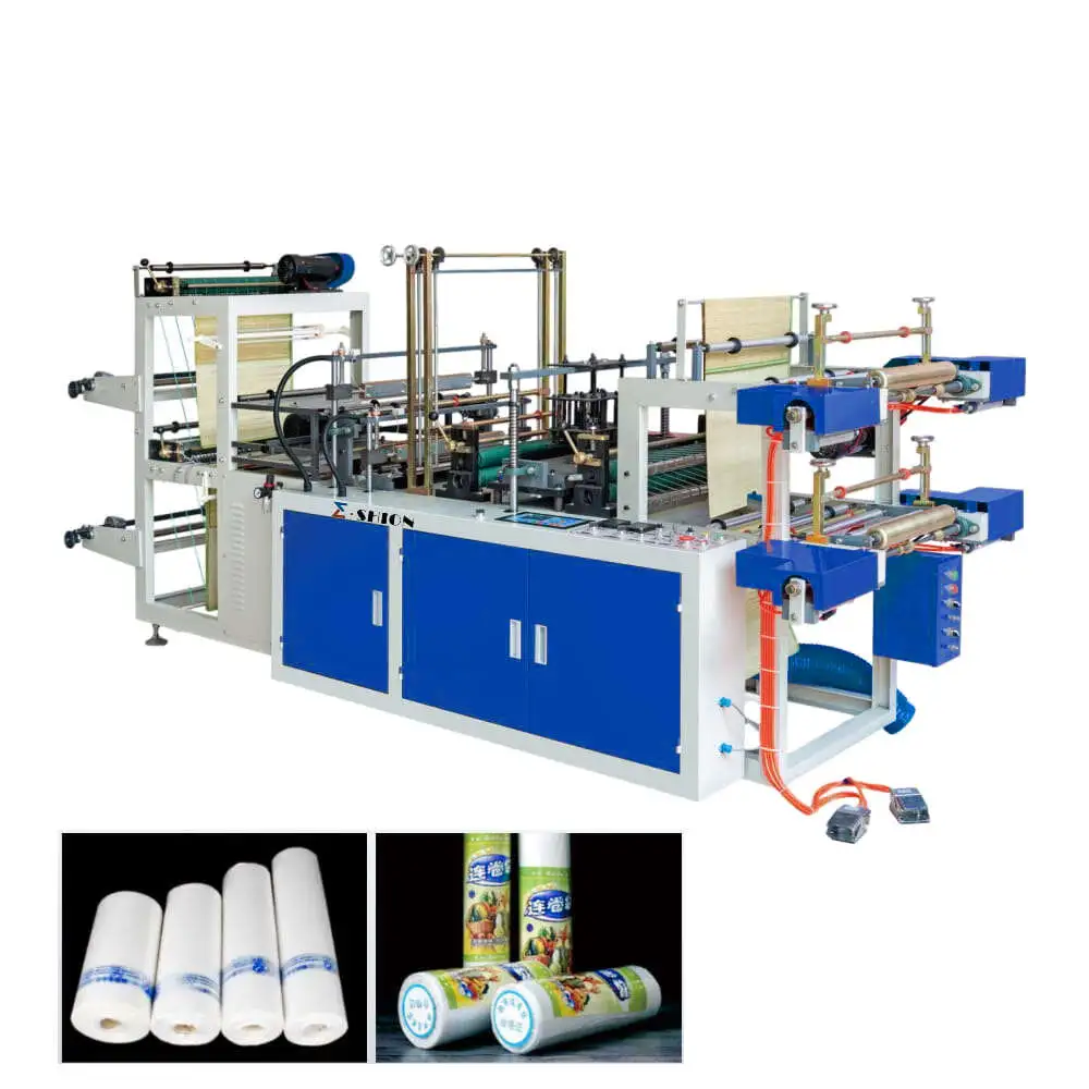 Double Layer Rolling Bag Making  Machine
