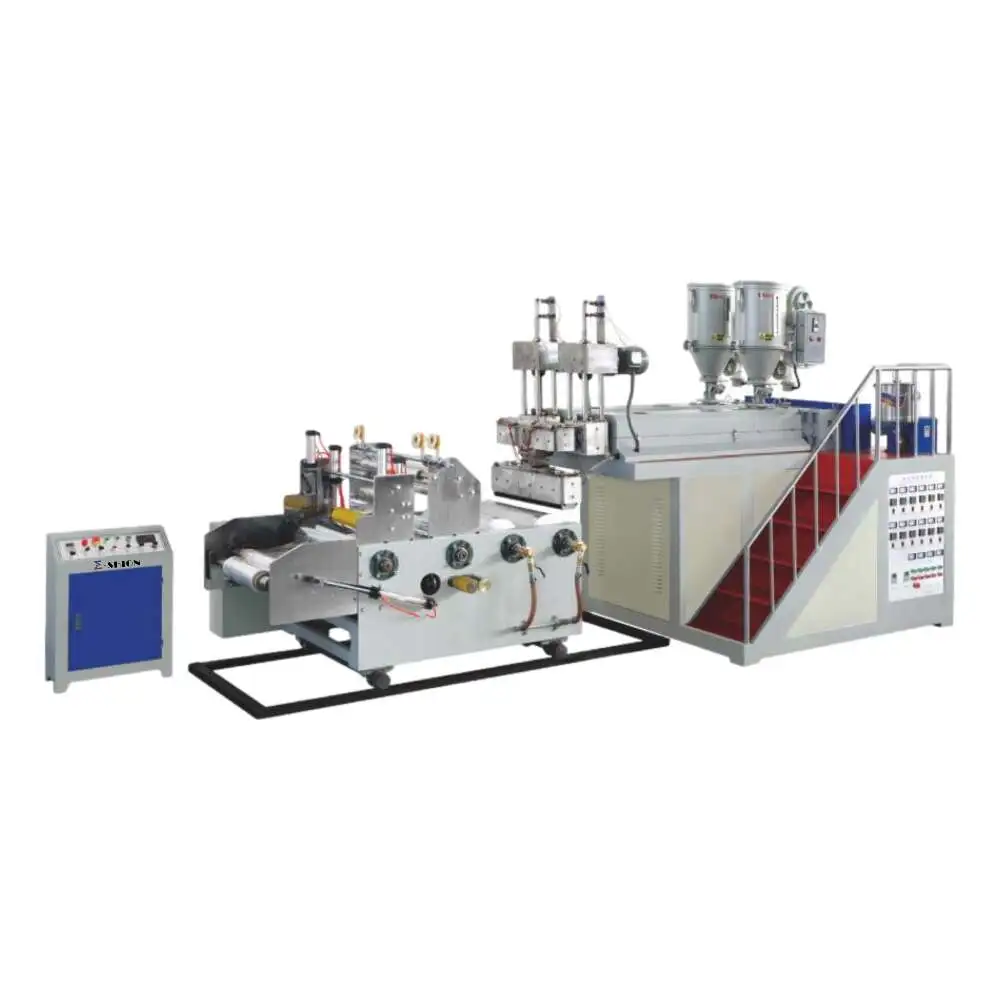 DOUBLE-LAYER STRETCH FILM MAKING MACHINE 