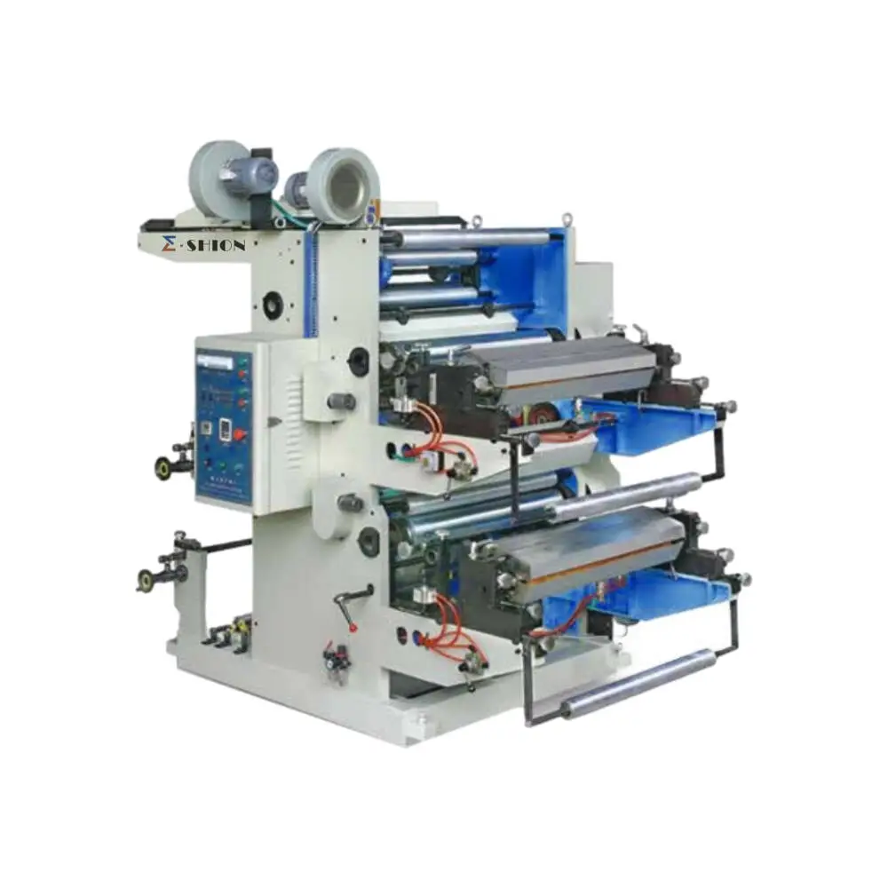 2 color flexo printing machine