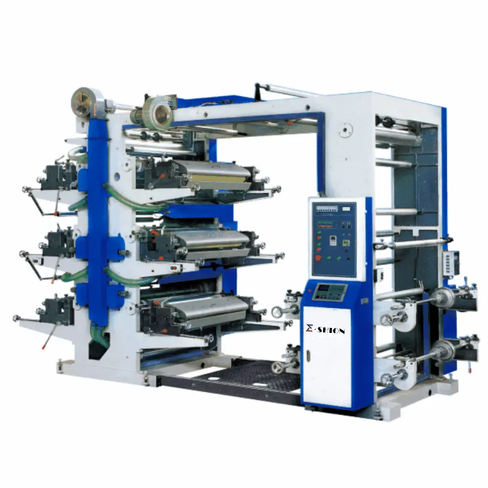 6 color flexo printing machine