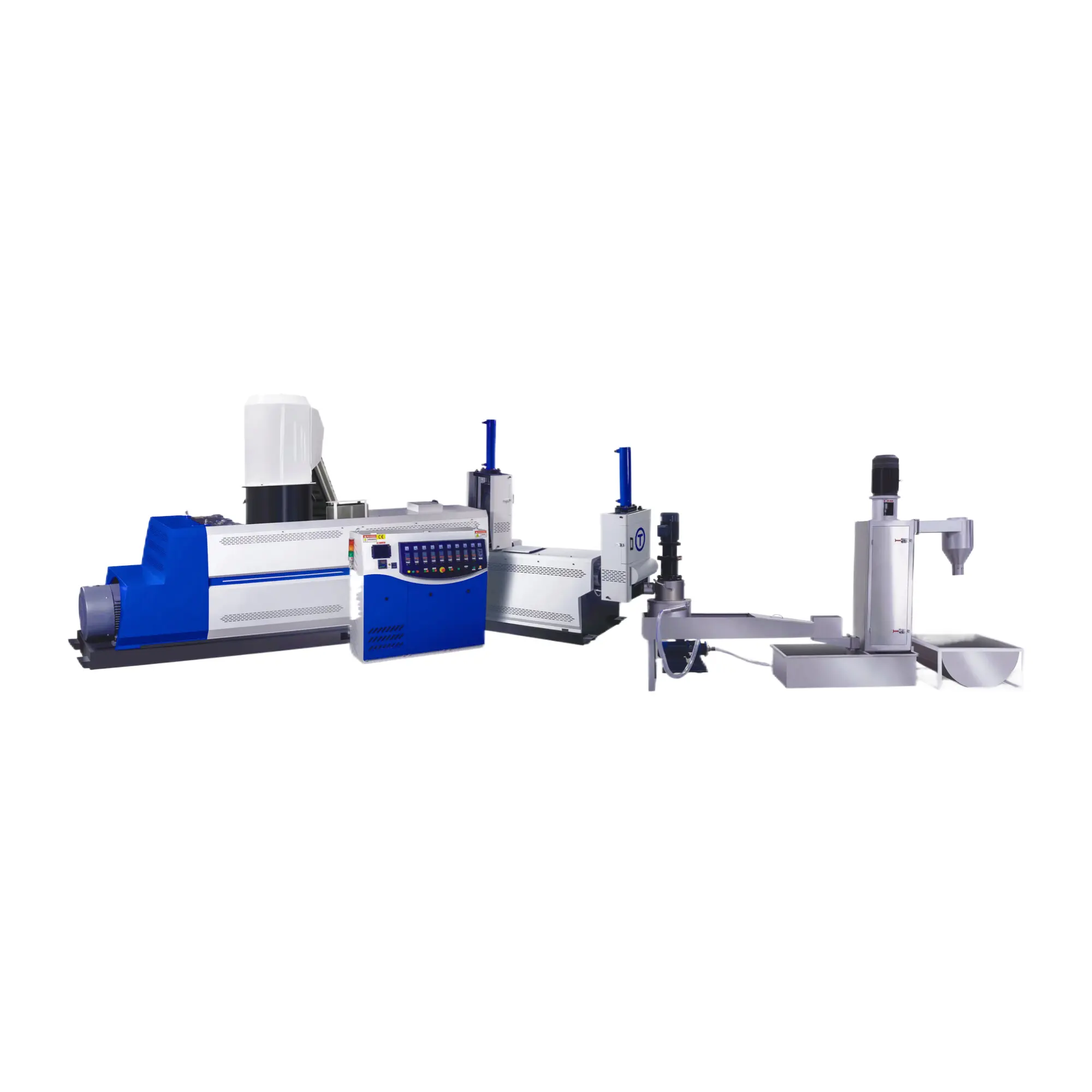 double screw water ring hot cutting granulator