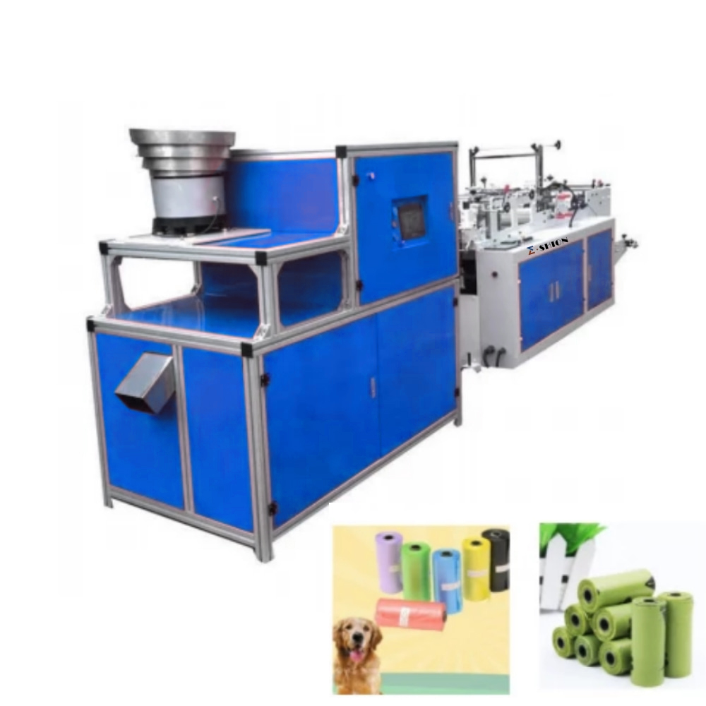 Fully automatic pet dog waste bag making machine
